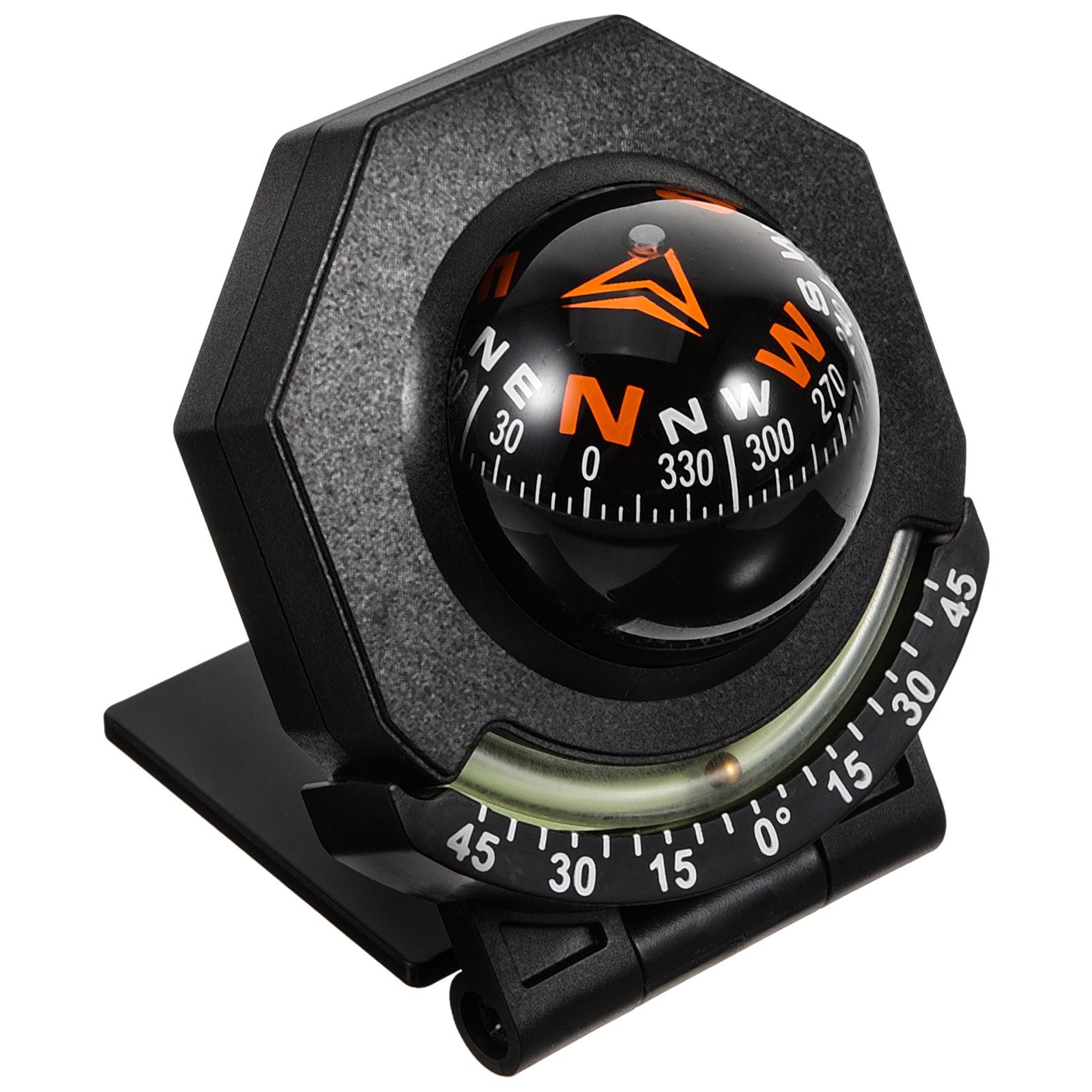 Foldable Car Dashboard Compass Ball with Tilt Angle Glow for Precise Vehicle Navigation – view 7