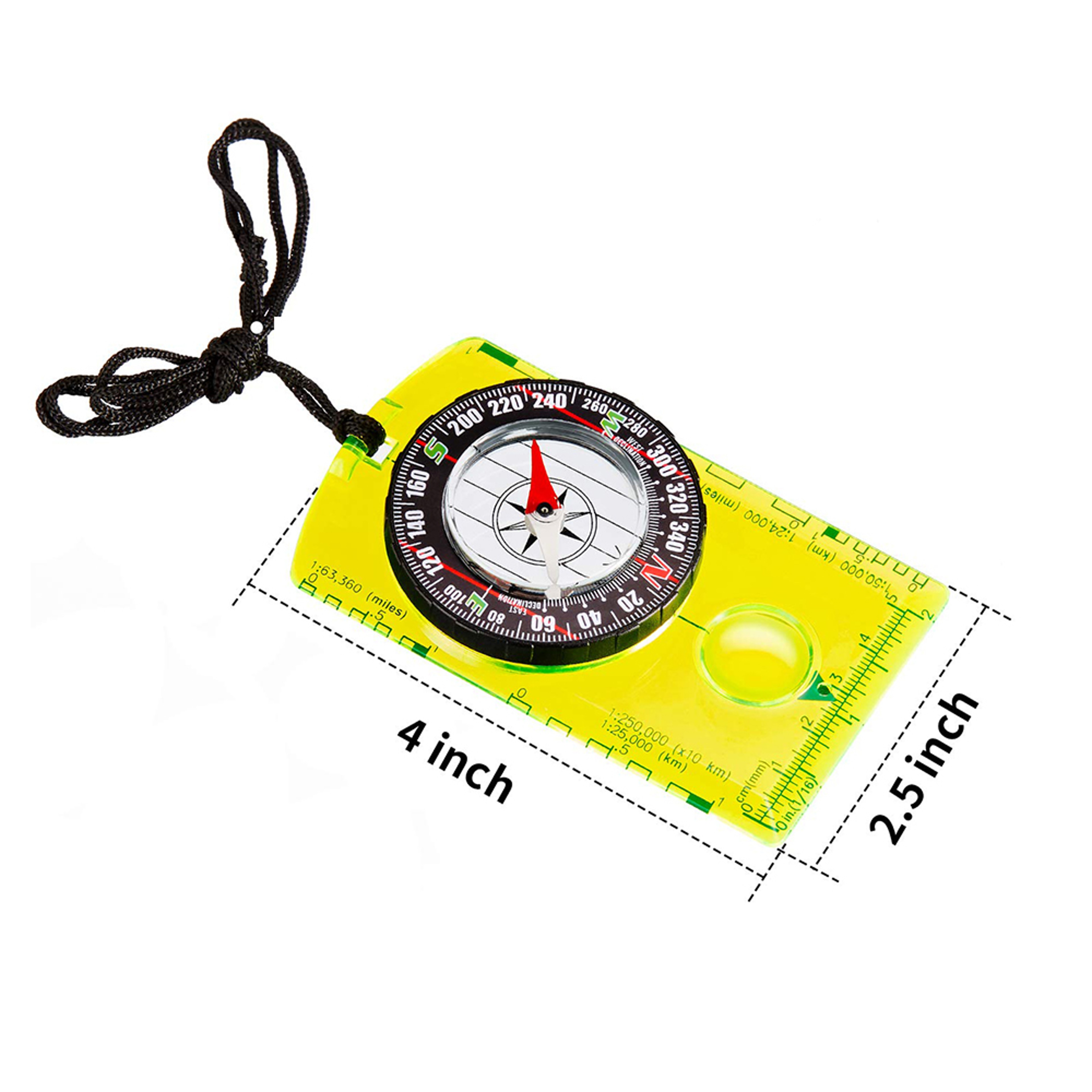 Waterproof Map Compass with Magnifier for Hiking and Outdoor Navigation – view 6