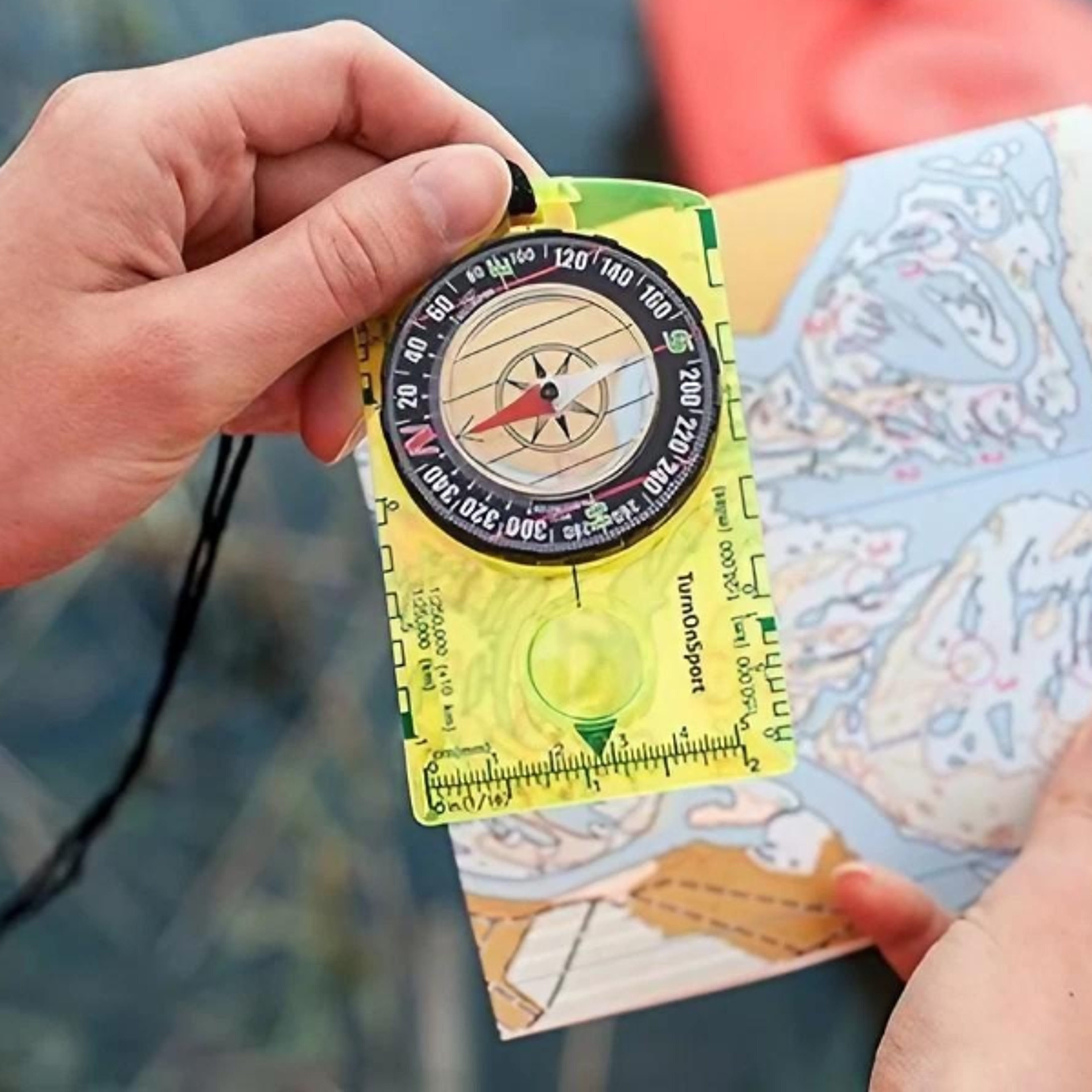 Orienteering Compass Backpacking Hiking Camping Navigation Compass Outdoor Sports Gear Adventure Tr