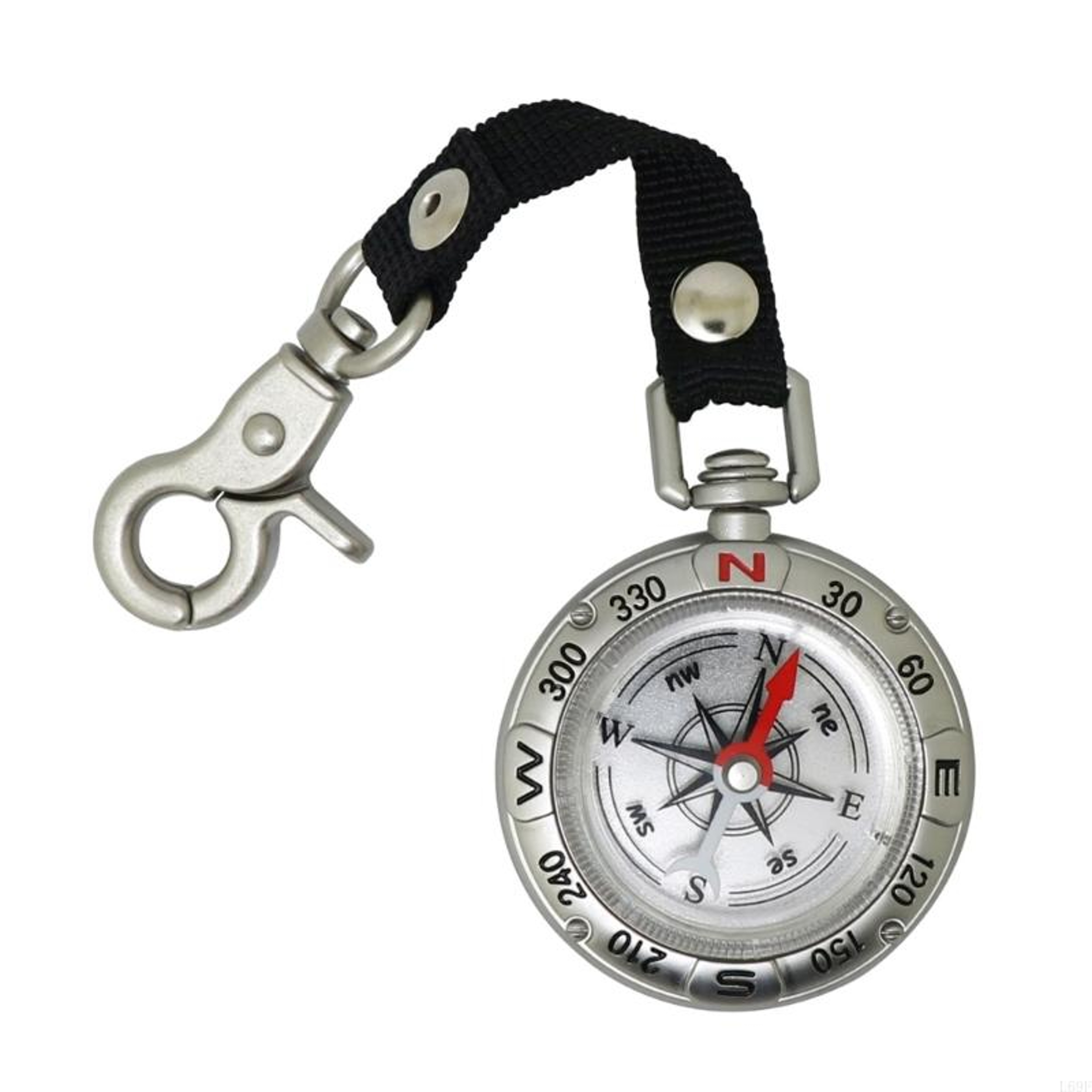 Portable Survival Compass with Lanyard Keychain Hiking Navigation Tool – view 3