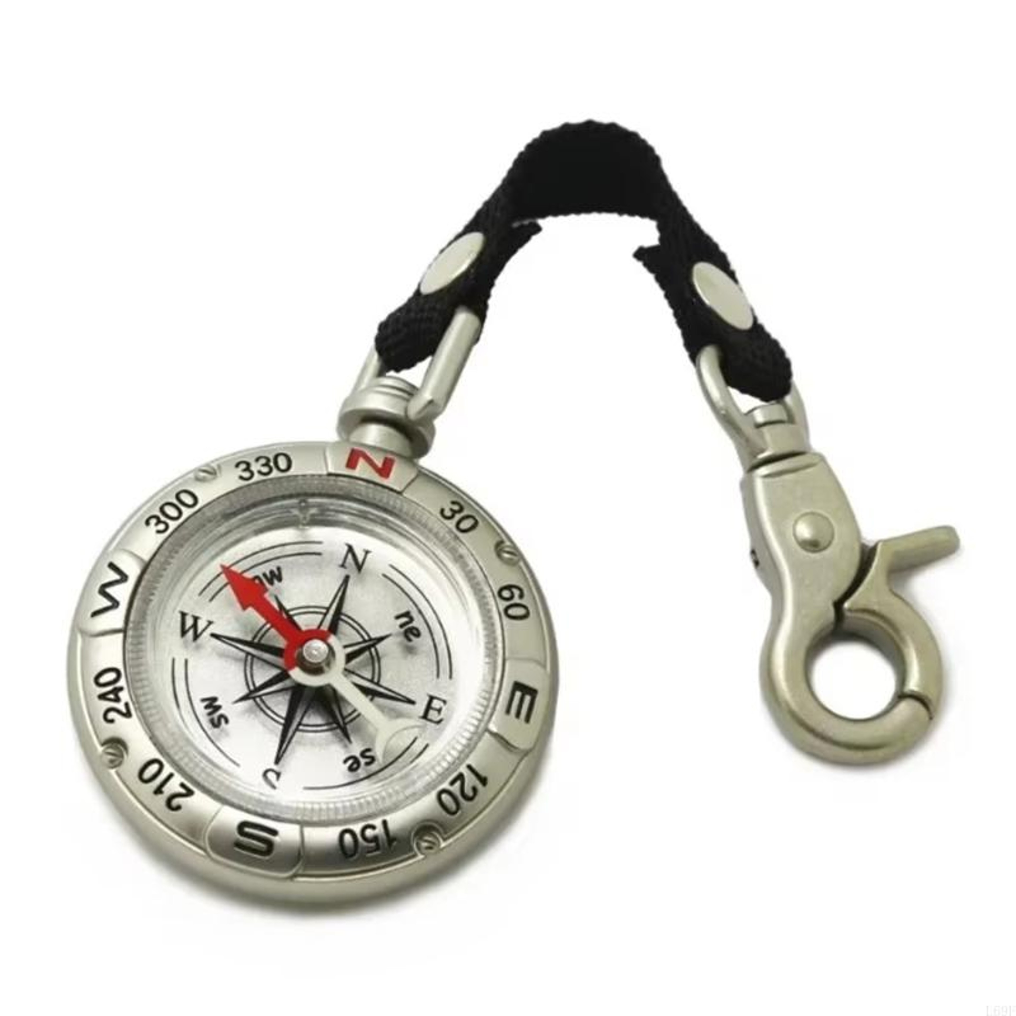Portable Survival Compass with Lanyard Keychain Hiking Navigation Tool – view 5