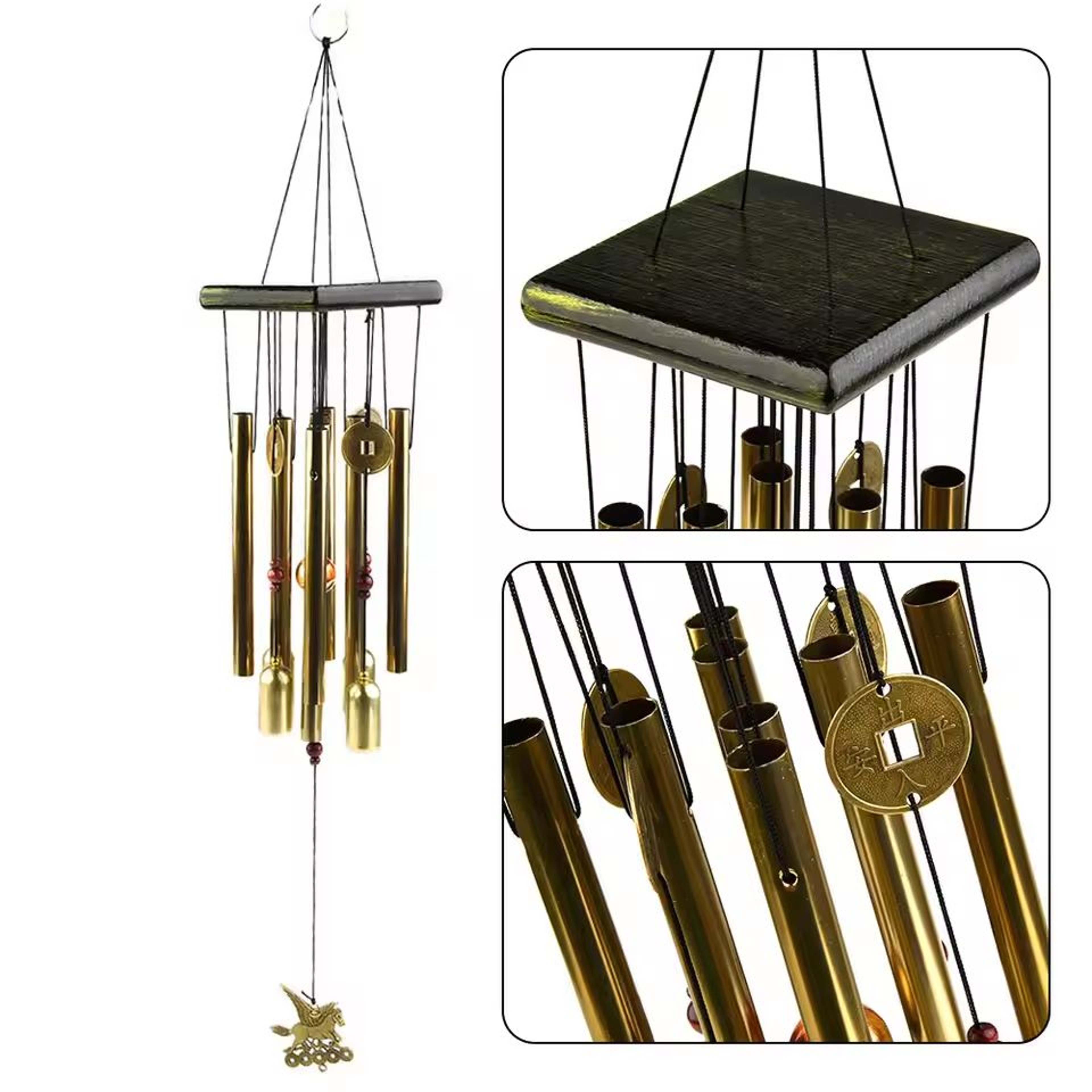 Heavy Duty Deep Tone Wind Chimes For Outdoor Gardens Porches Patios And Calm Spaces 2