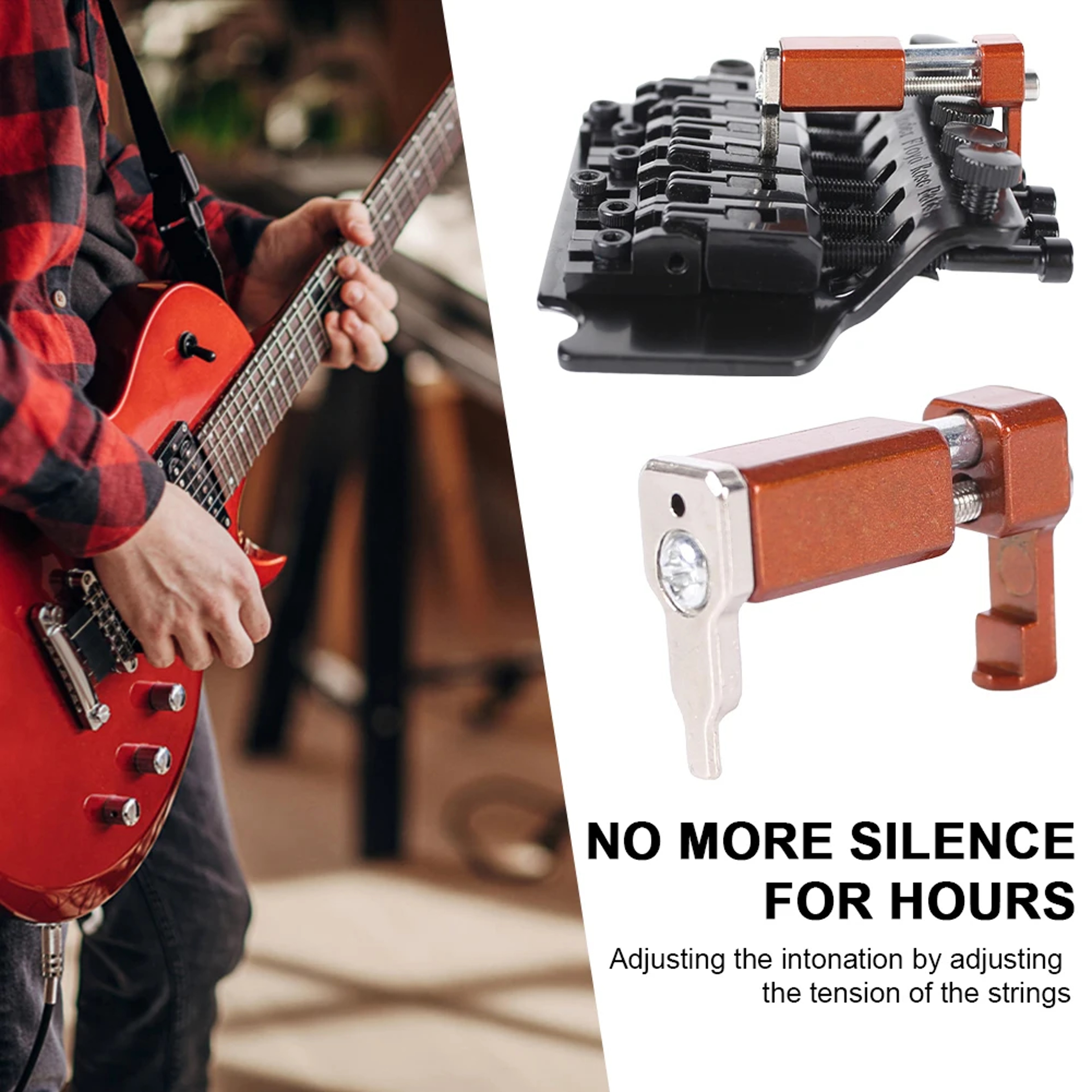 Precision Guitar Intonation Tool for Floyd Rose Bridge Setup – view 3