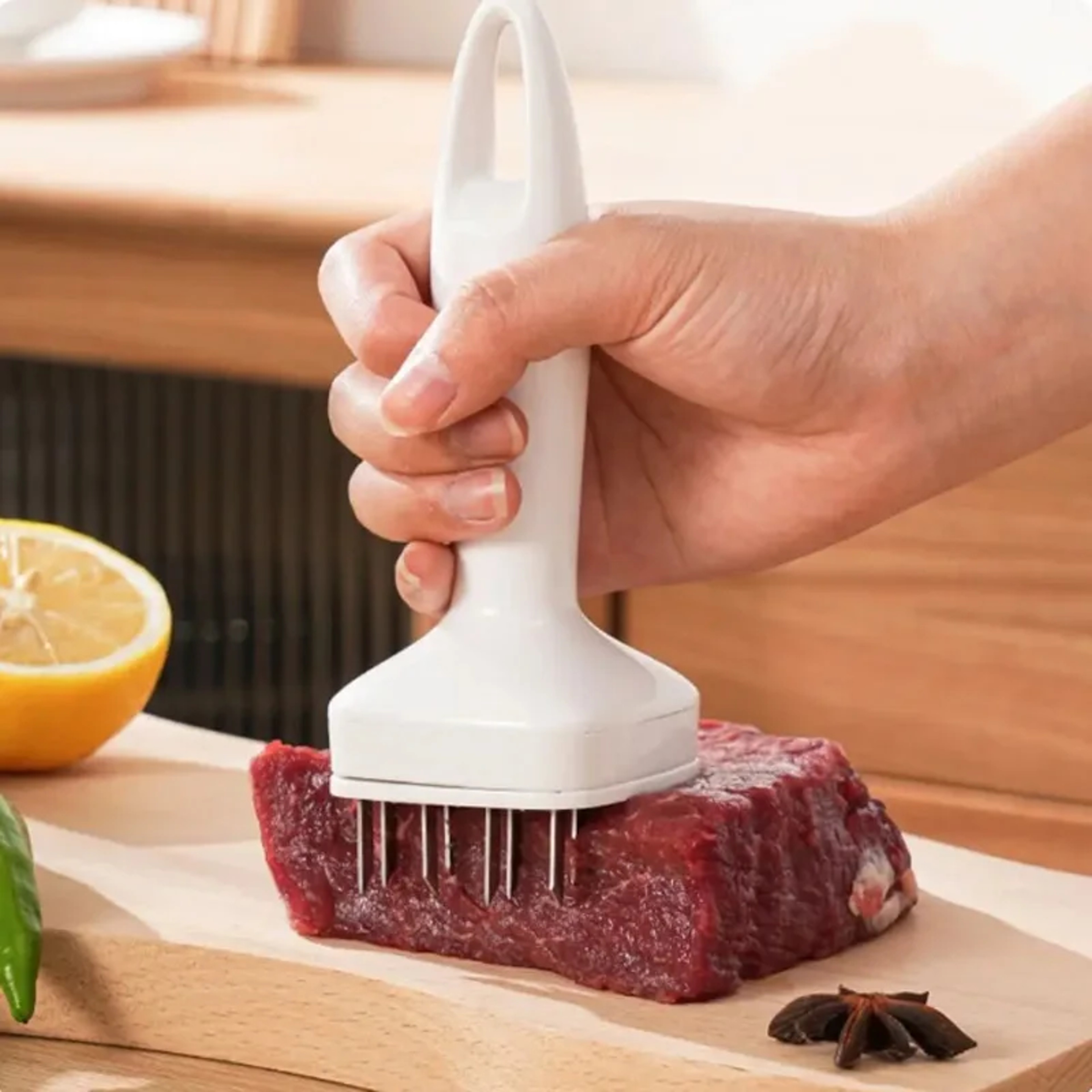 Automatic Meat Tenderizer Tool Needle Hammer for Juicy Steaks & Flavor Infusion – view 5
