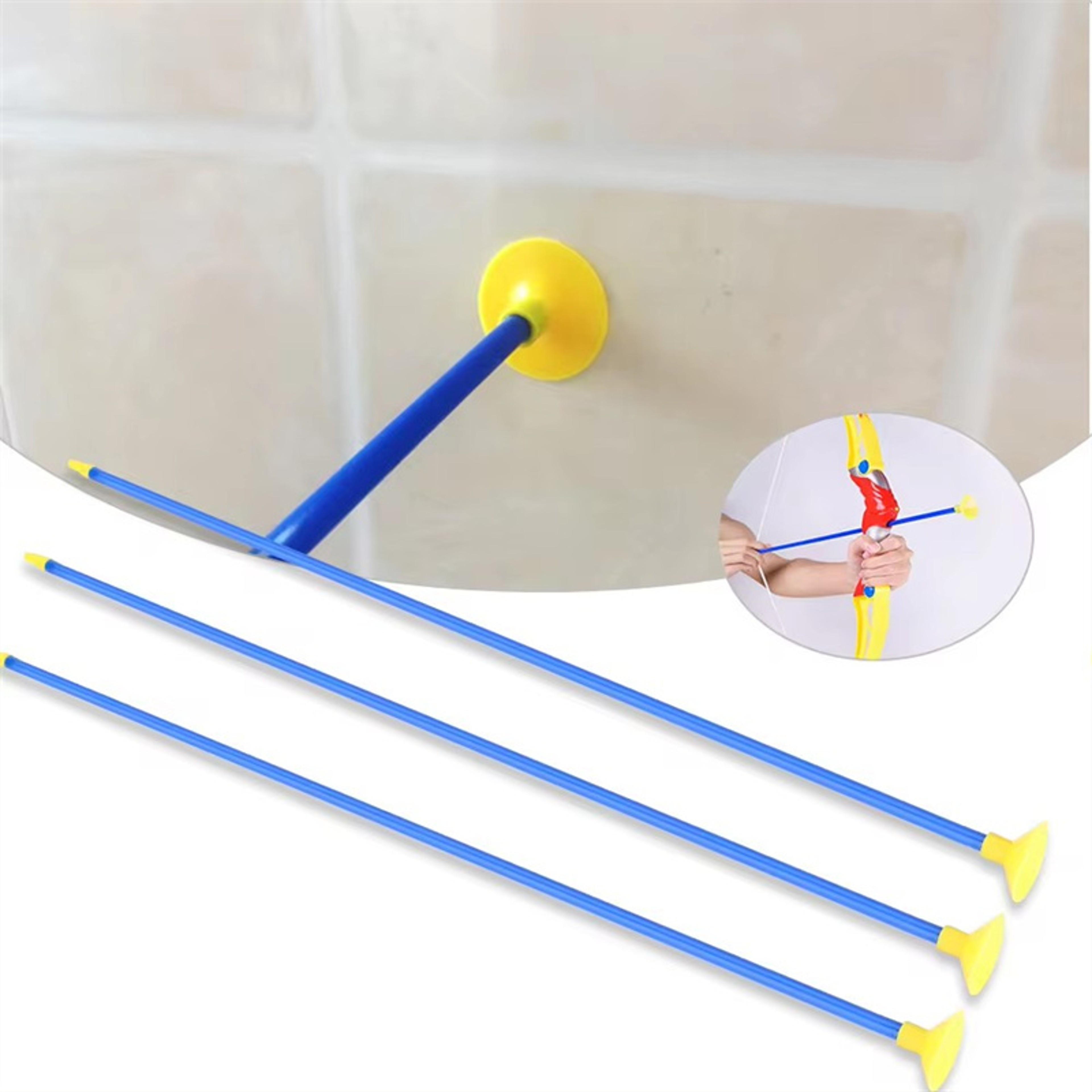 Kids Archery Set with Target Safe Suction Cup Bow and Arrow Toy for Outdoor Fun – view 3