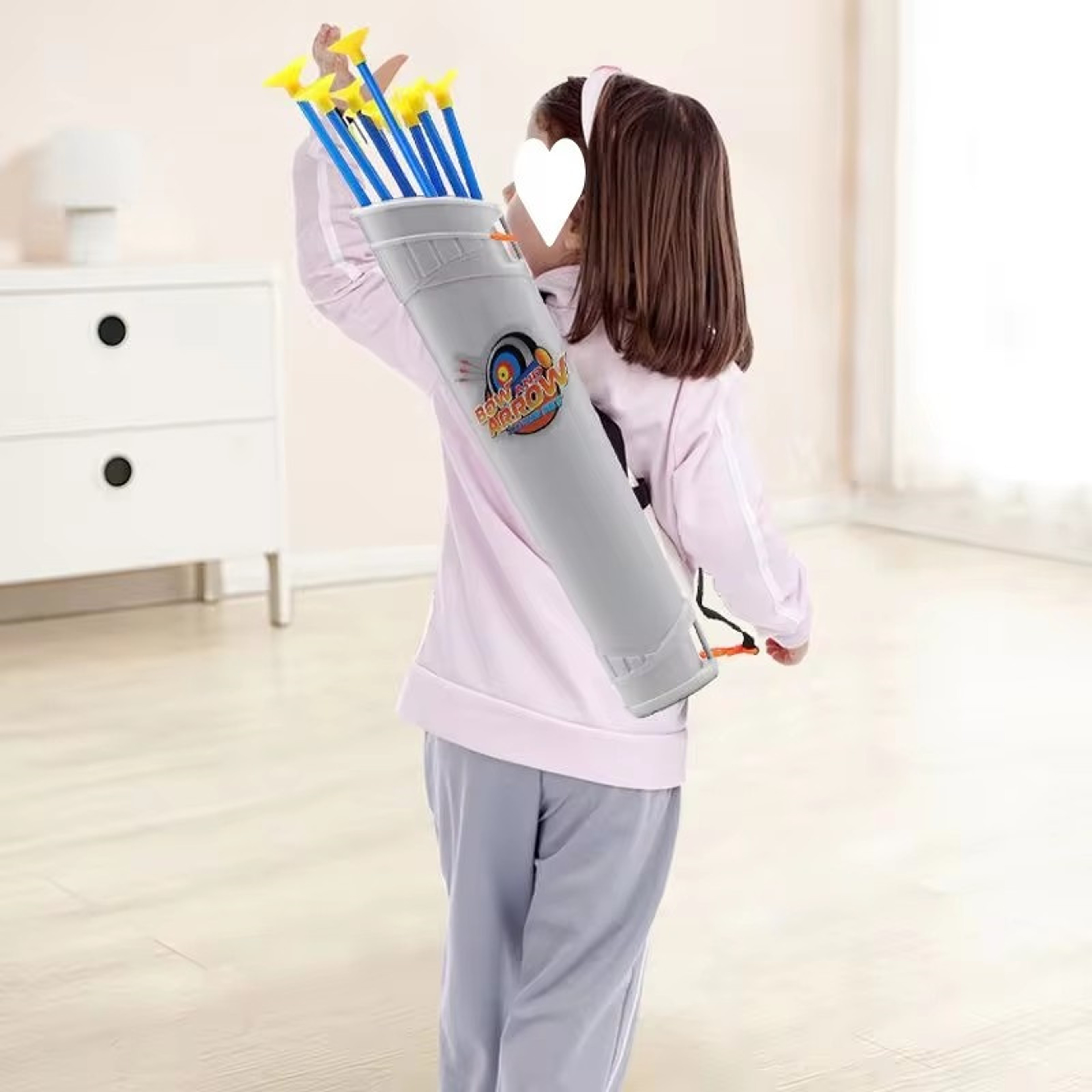 Kids Archery Set with Target Safe Suction Cup Bow and Arrow Toy for Outdoor Fun – view 5