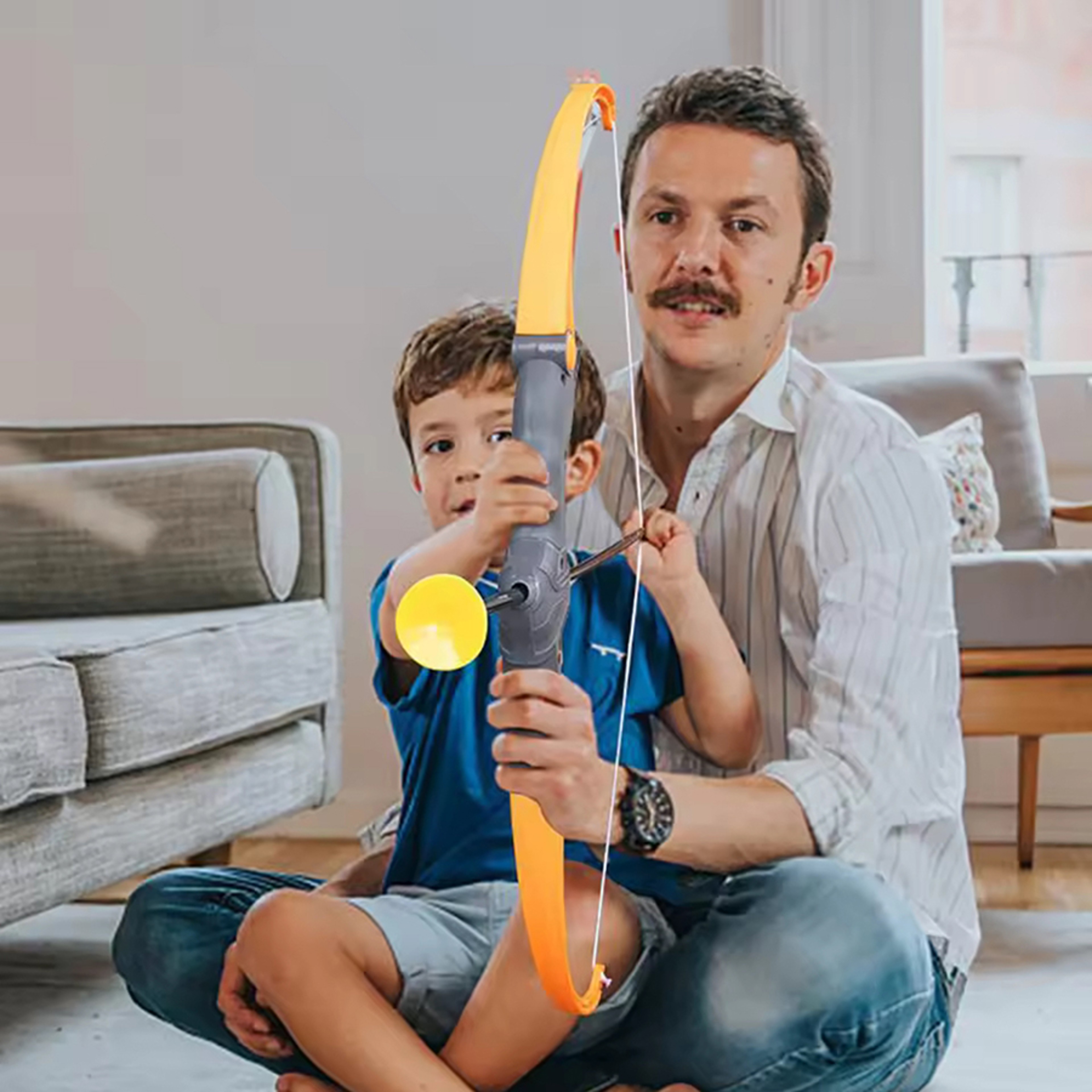 Kids Archery Set Toy with Target Safe Outdoor Bow and Arrow Shooting Game for Children – view 2