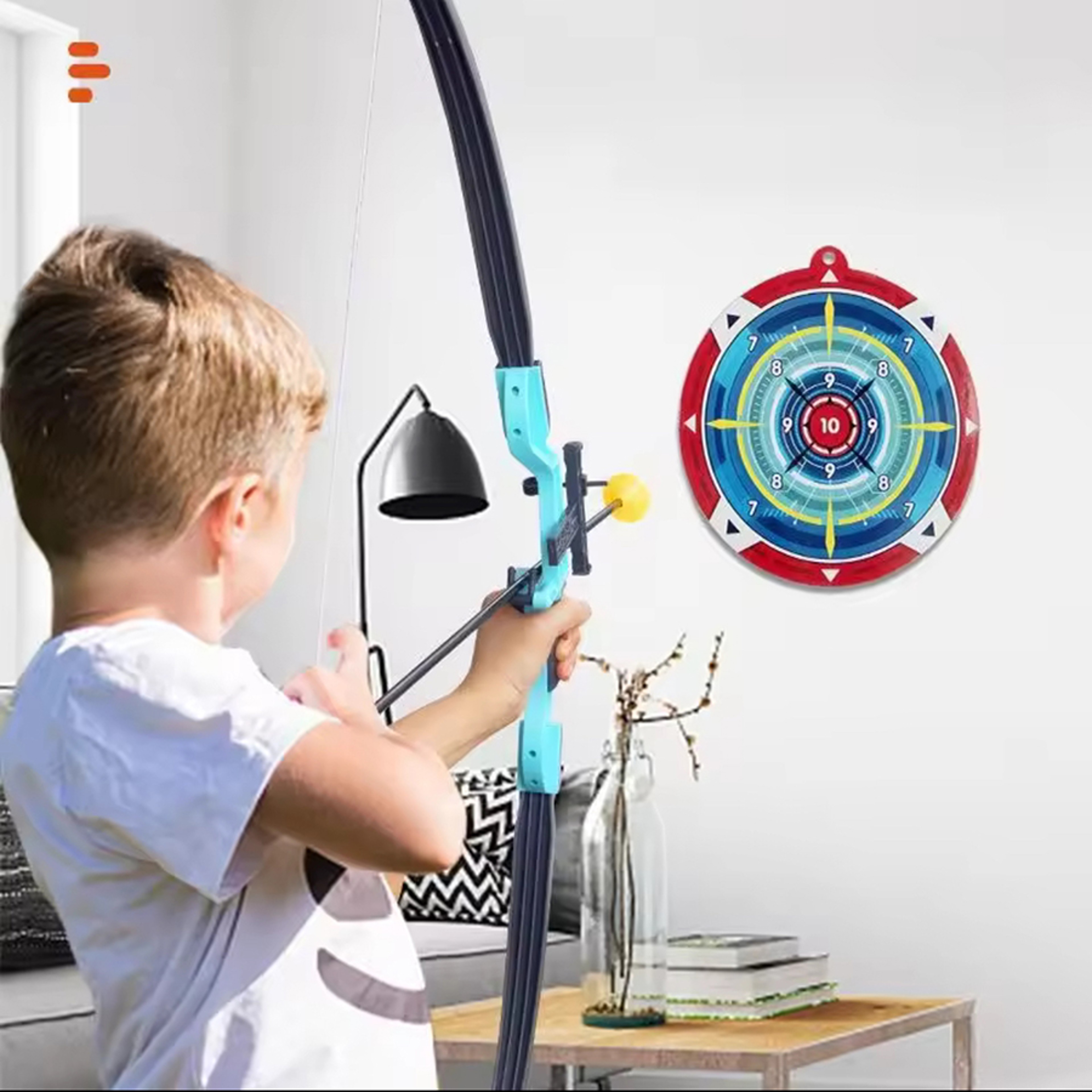 Kids Archery Set Toy with Target Safe Outdoor Bow and Arrow Shooting Game for Children – view 3