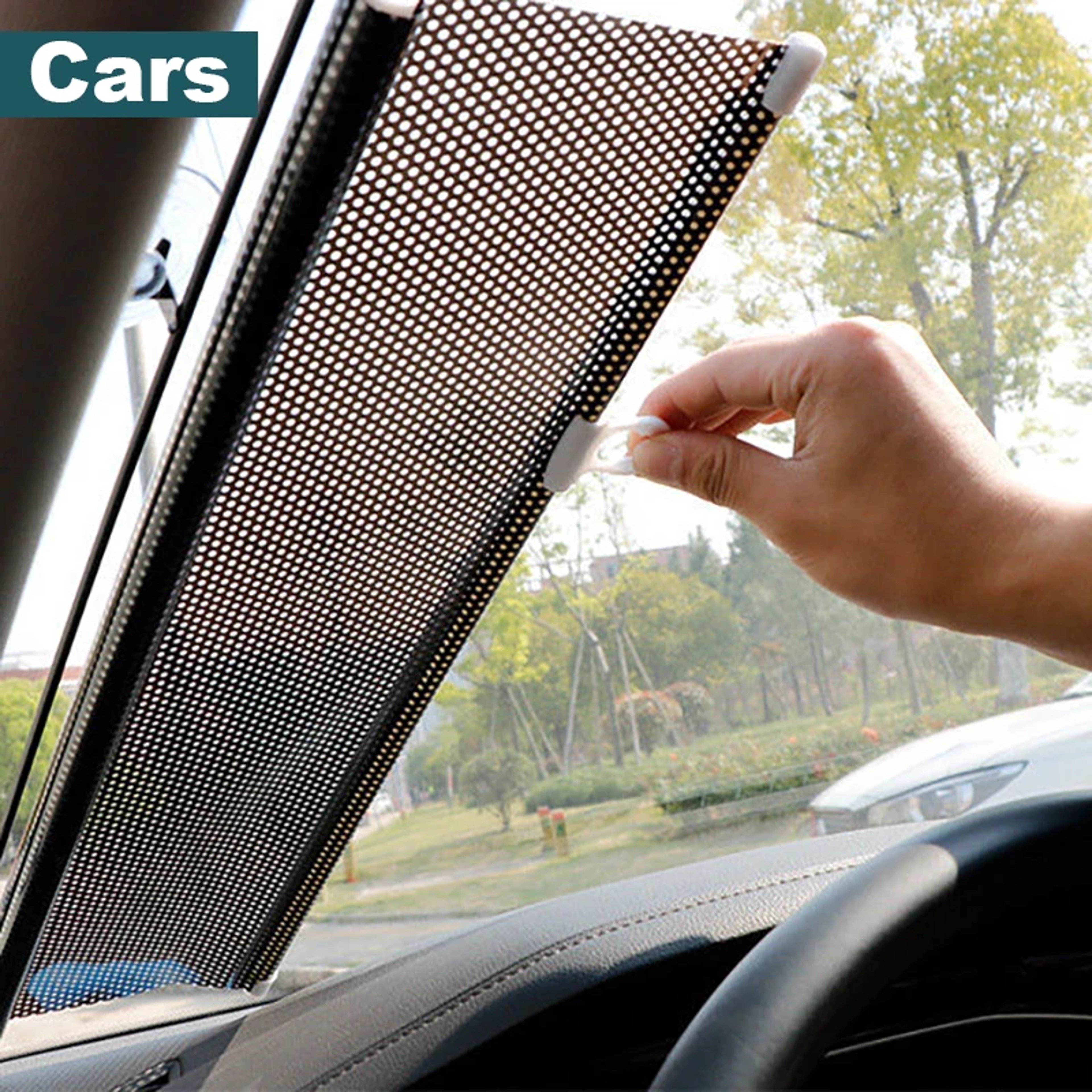 MultiPurpose Suction Cup Roller Blinds 1
