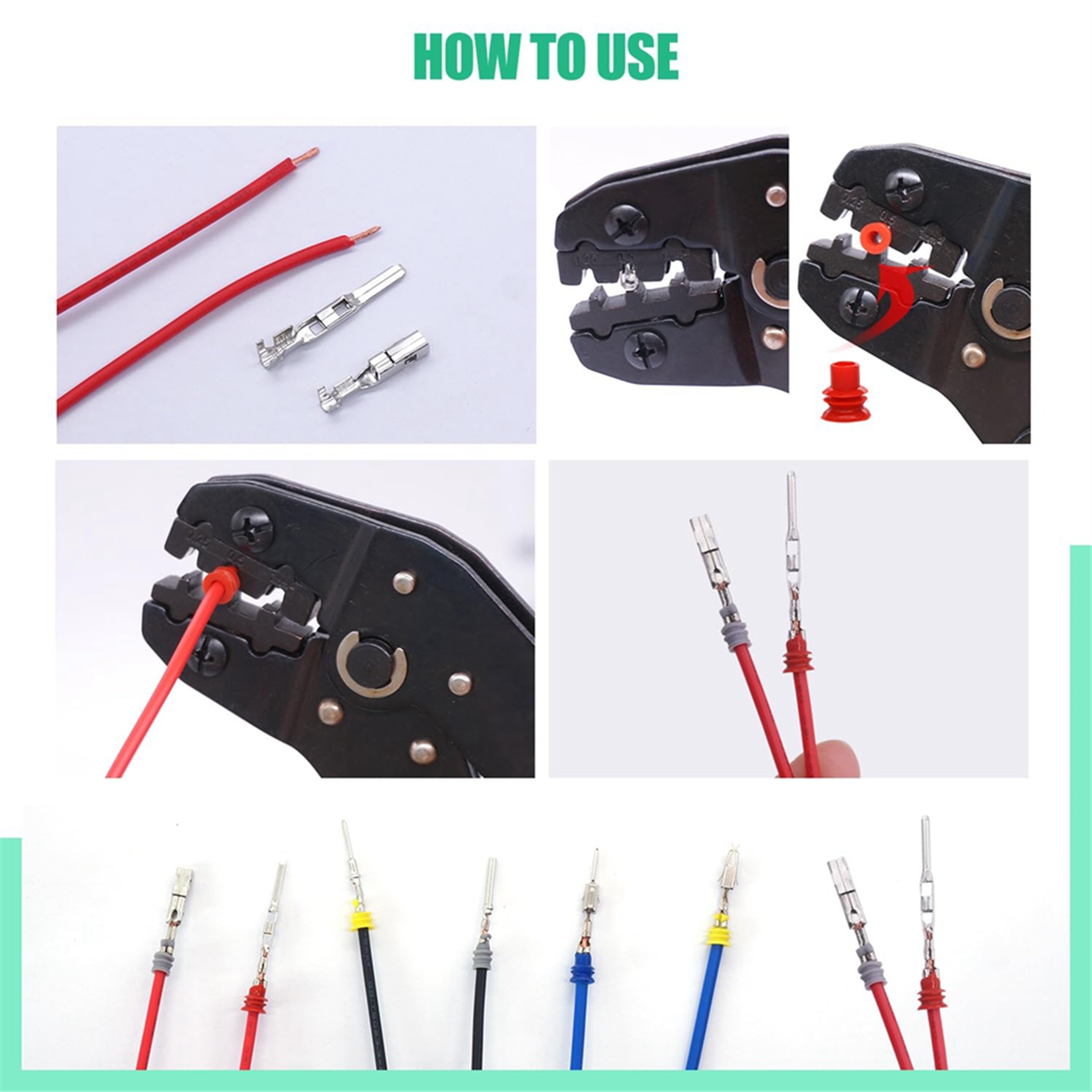 Automotive Connector Pins Kit with Terminal Removal Tool and 300 Wire Seals – view 6