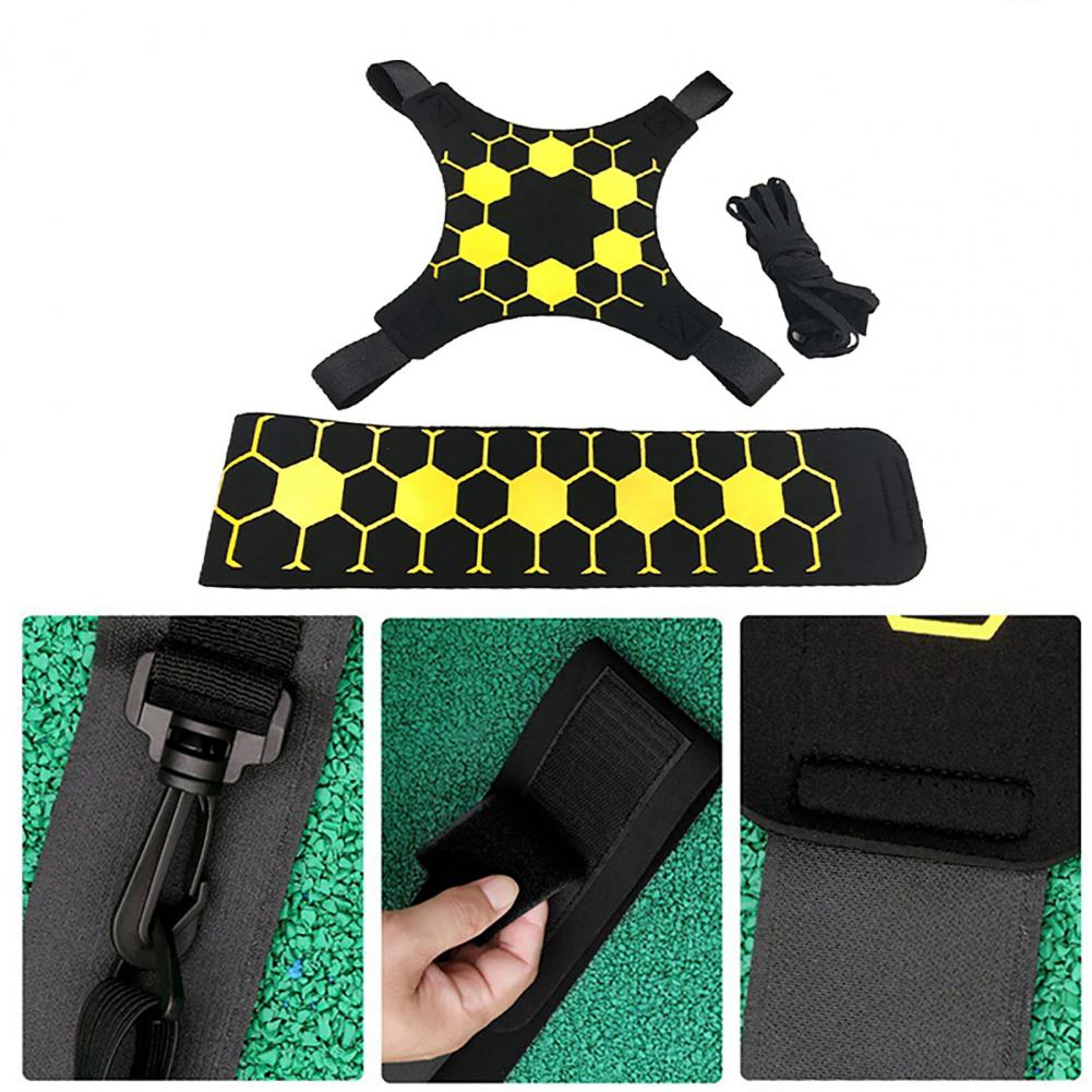 Elite Solo Soccer Juggling Trainer & Adjustable Football Training Belt – view 4