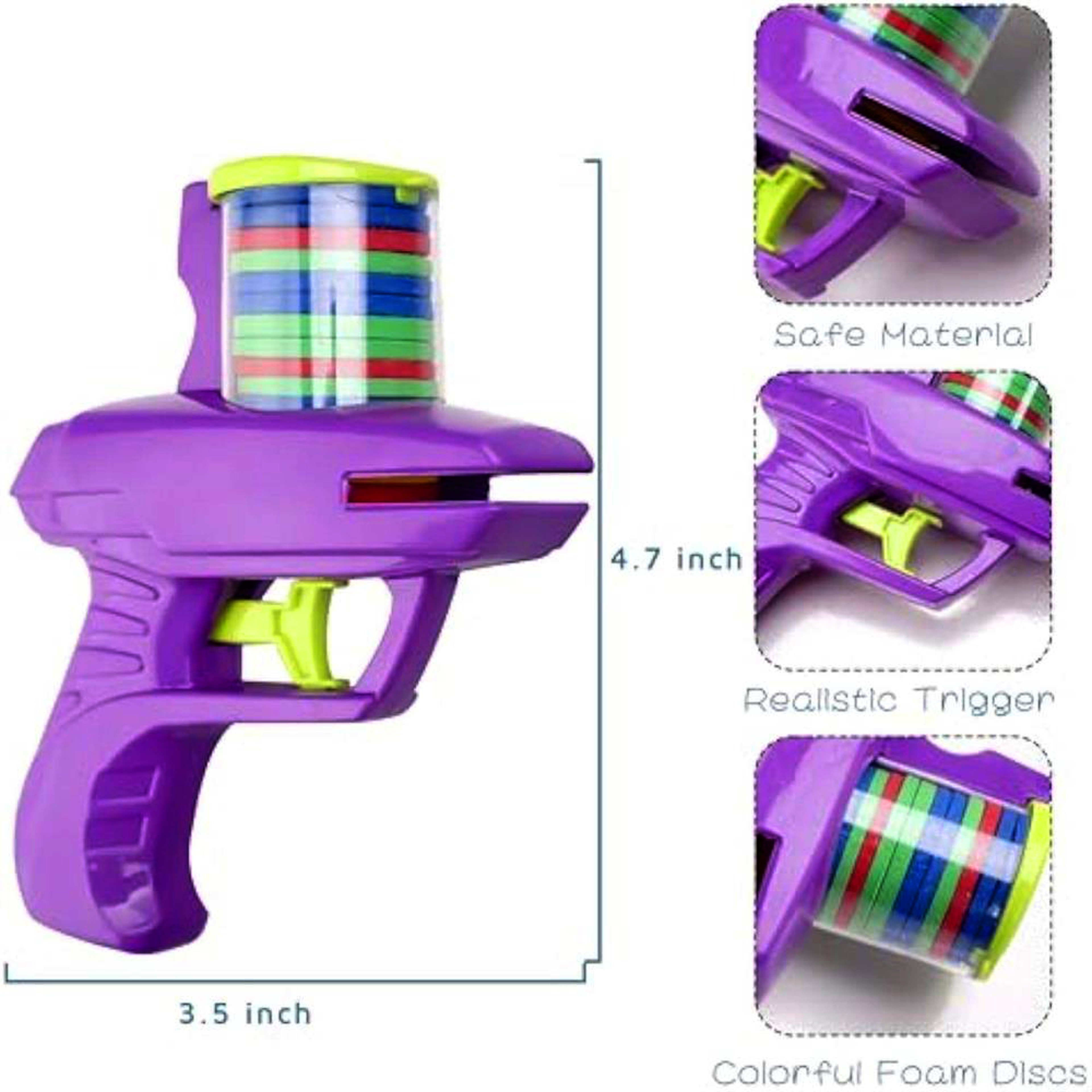 Active Fun Kids Flying Disc Launcher  Outdoor Foam Disc Toy – view 6