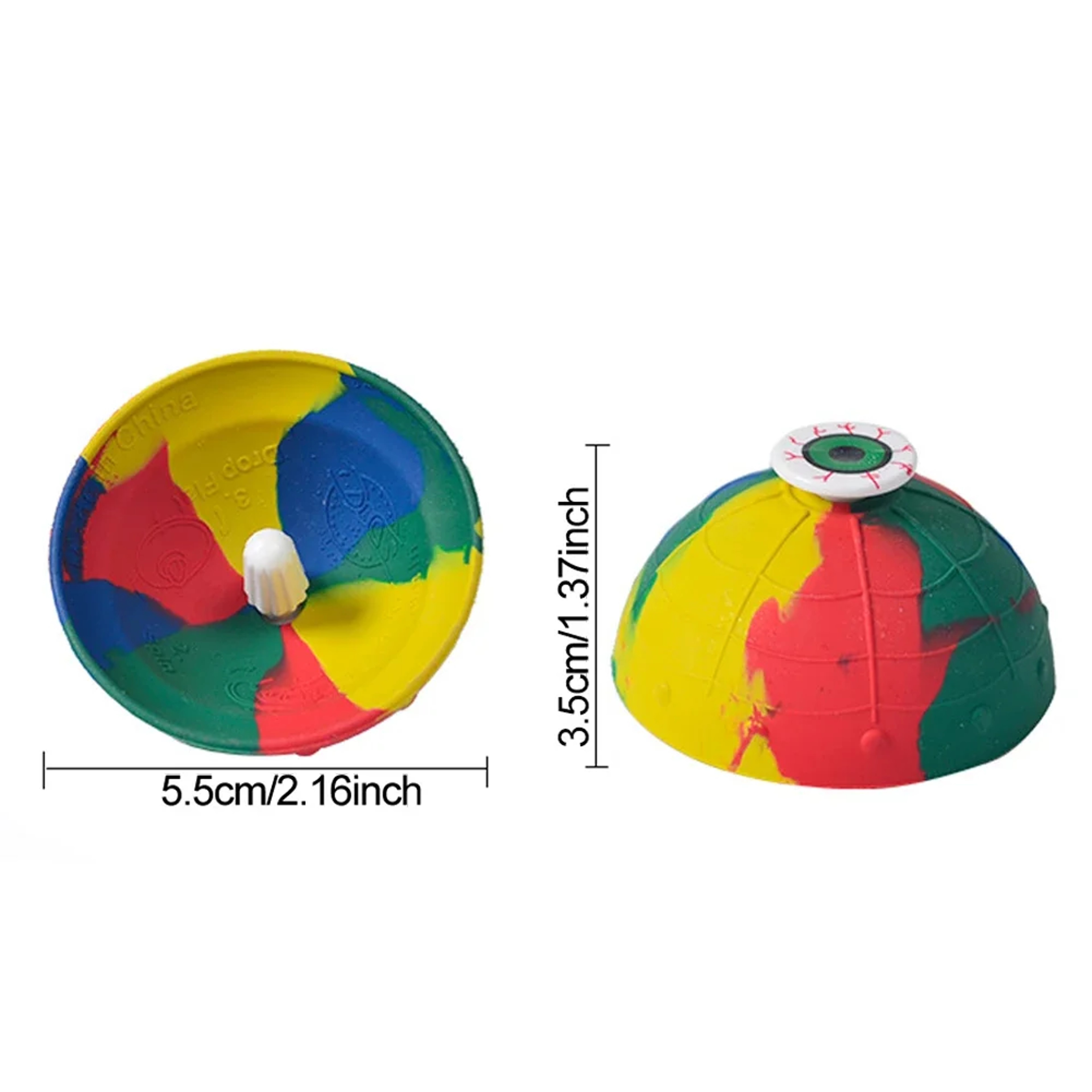 Durable Outdoor Kids Bounce Bowl Toy  Camouflage Spin  Jump Fun 4