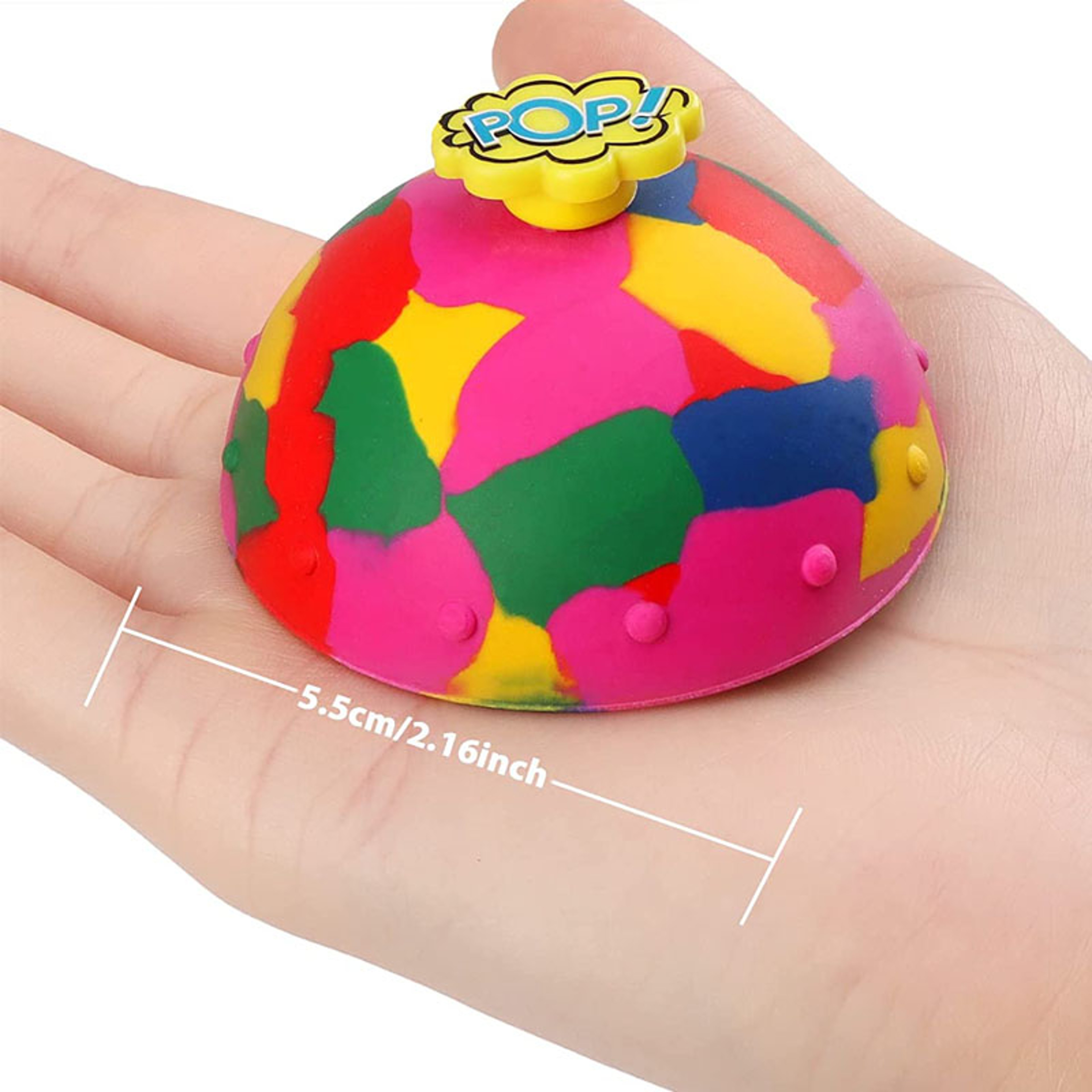 Camouflage Bounce Bowl Durable Kids Bouncing Toy & Fidget Stress Relief Toy – view 4