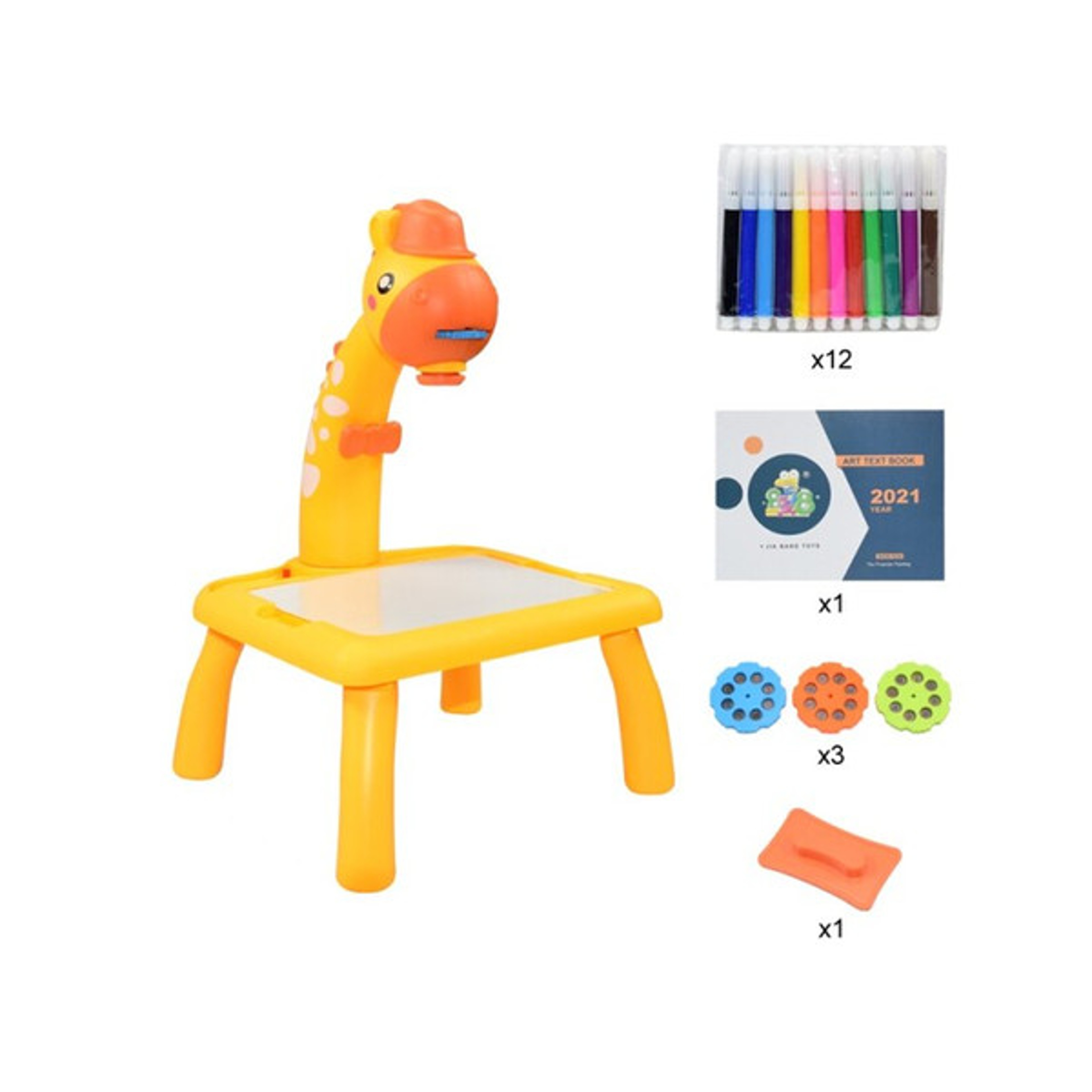 Multifunctional art projector for children