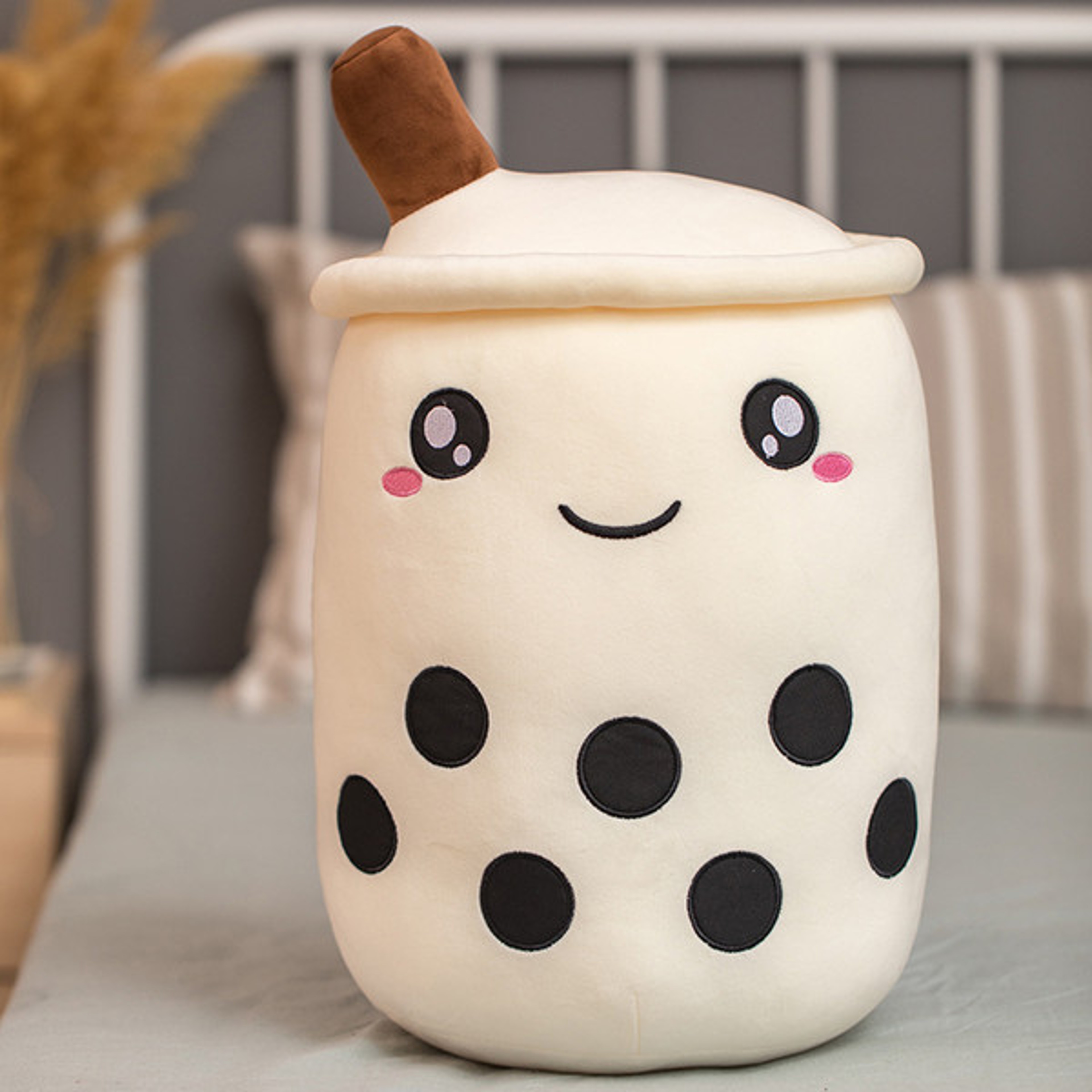 Stuffed Boba Plush Toy Doll White