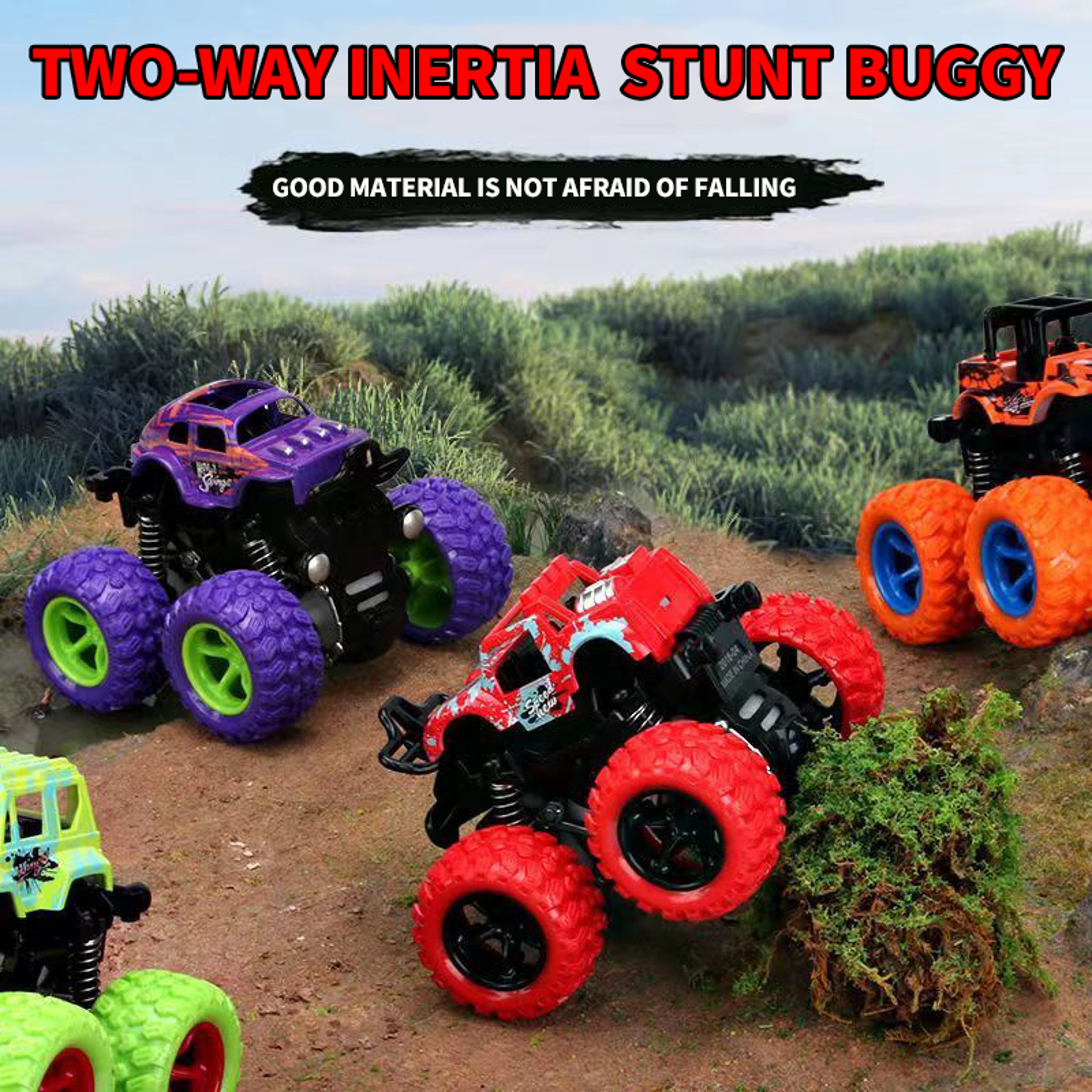 Inertial OffRoad Vehicle Toy Super Fall Resistant Climbing Car Model Car Childrens FourWheel Drive  0