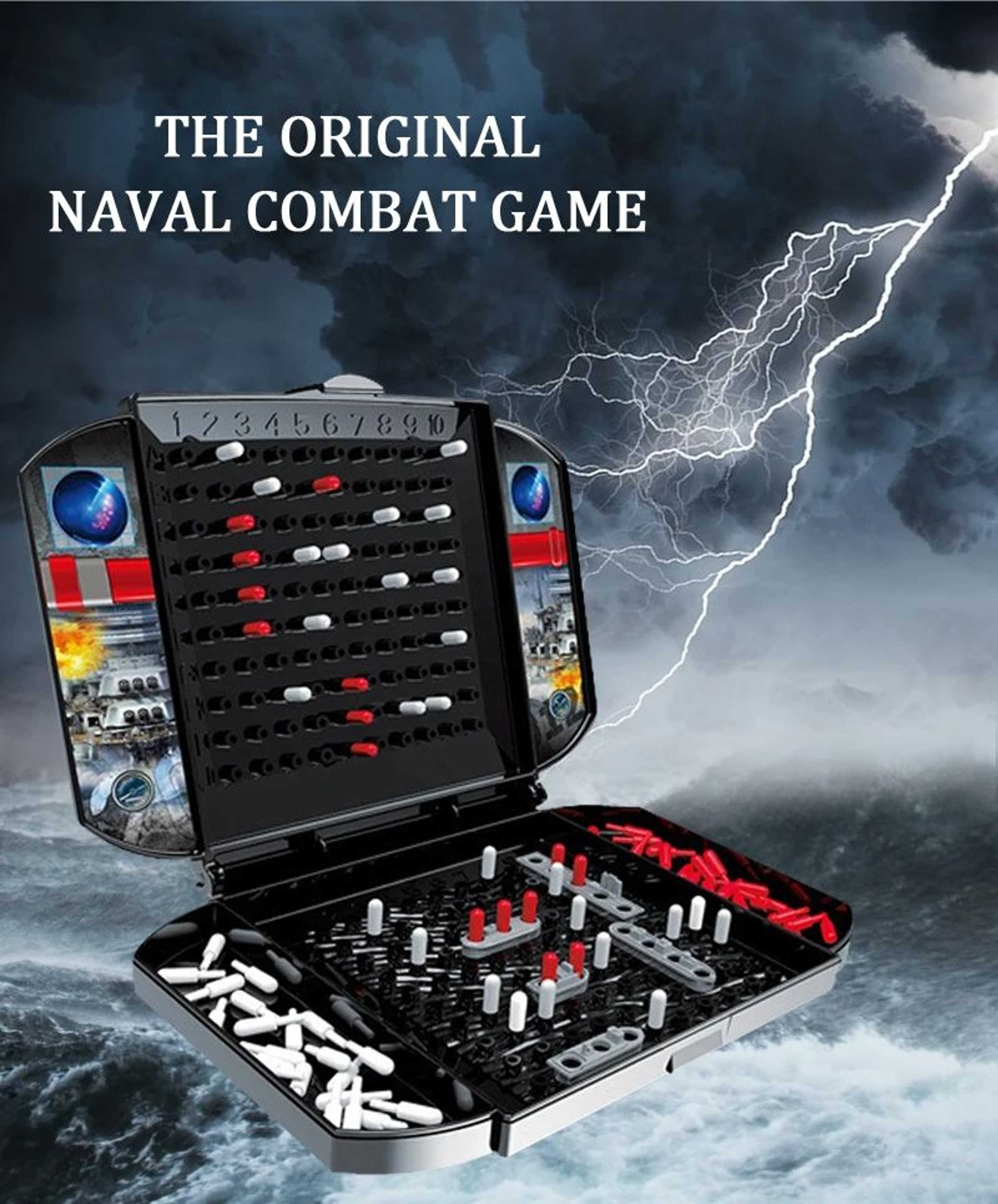 Childrens Warship Board Game TwoPlayer Naval Combat Strategy Game For Kids 9