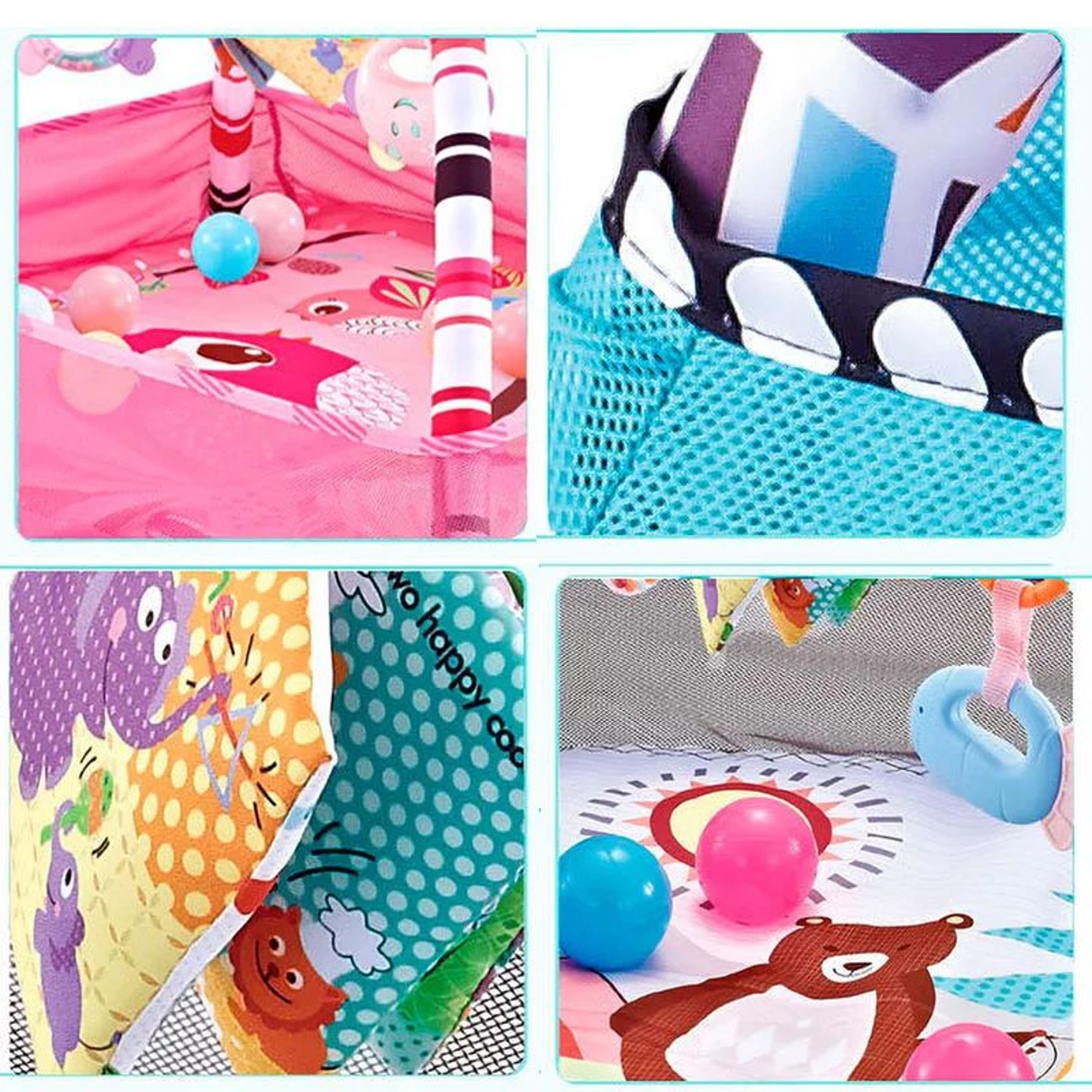 Educational Fitness Frame For Children Play Mat MultiPurpose Crawling Blanket  Baby Gym Toys 2