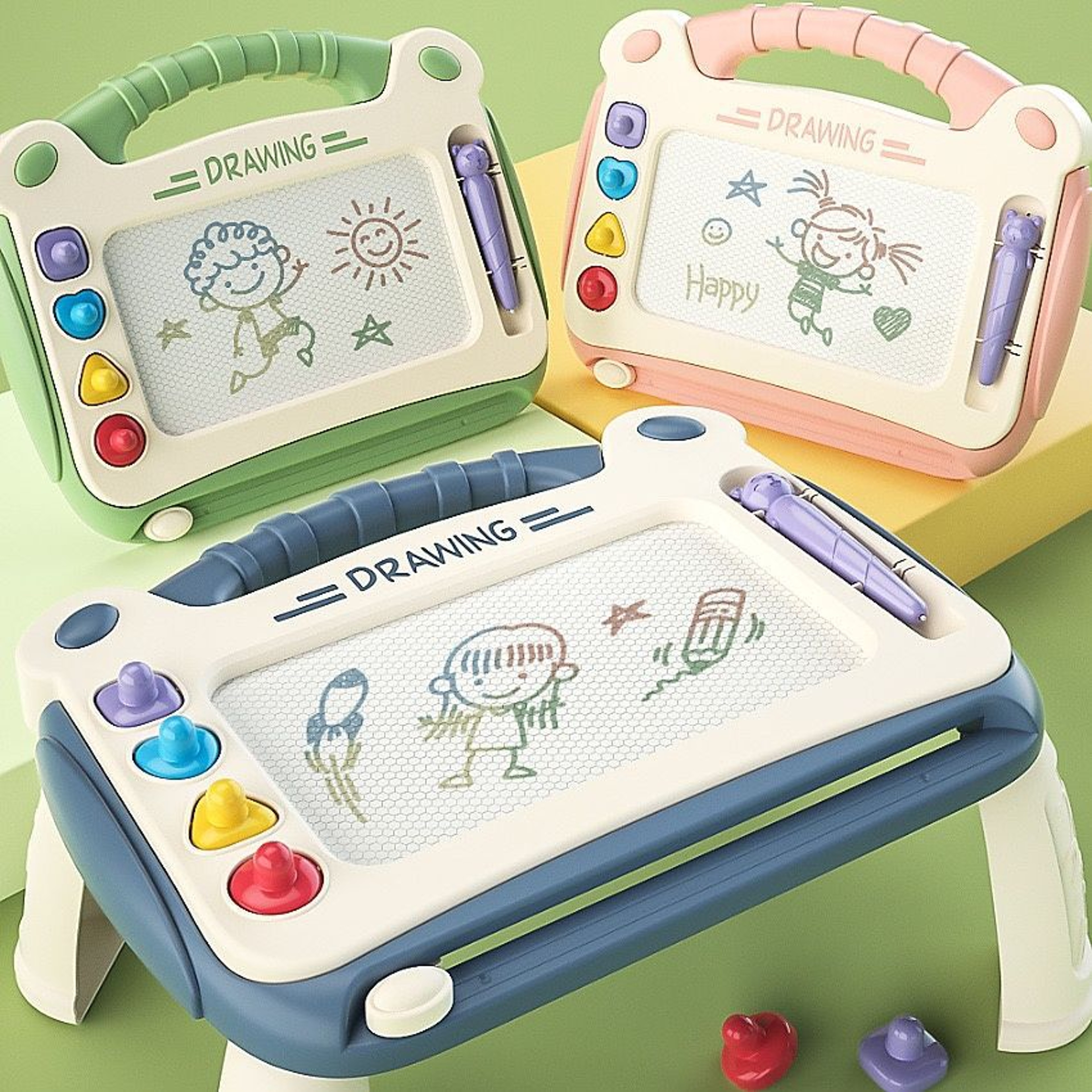 Magnetic Drawing Board for Kids Educational Art Toy with Colorful Graffiti Pad & Learning Drawing Tablet – view 1