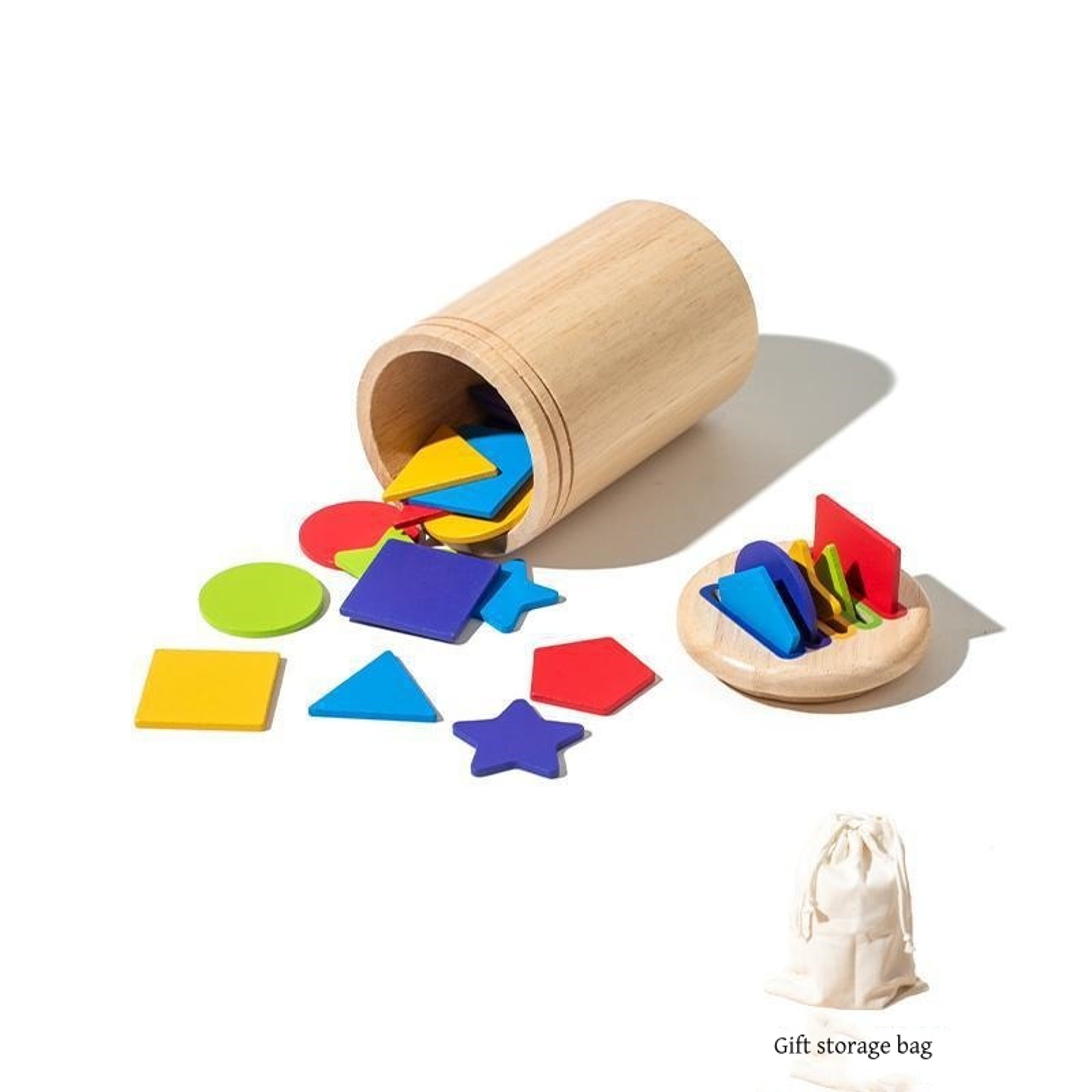 Montessori Wooden Educational Toys For Toddlers Color Sorting Shape Matching  Fine Motor Sensory Pu 2