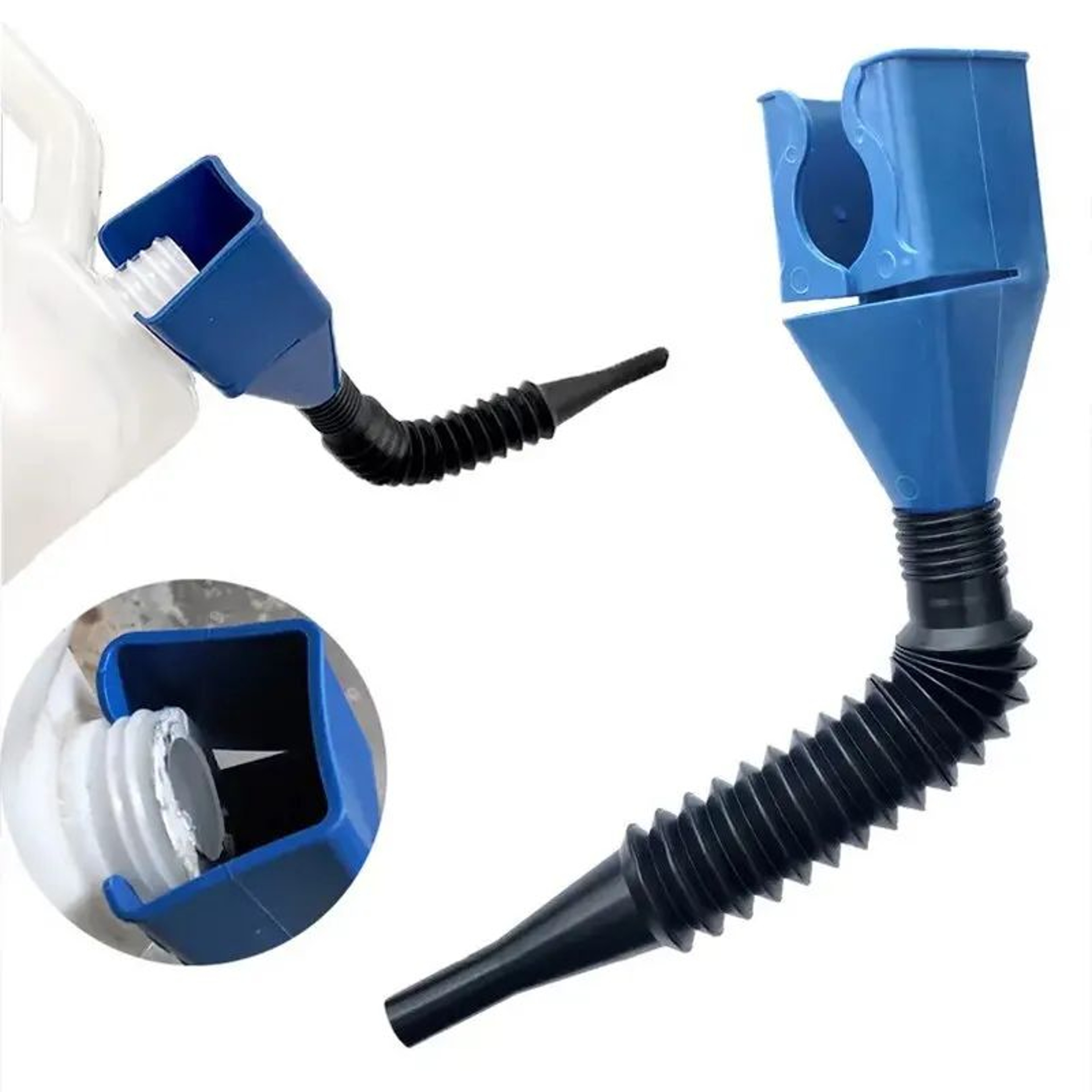 Car Motorcycle Refueling Funnel Flexible Oil Change Funnel With Filter For Gasoline  Engine Oil 0