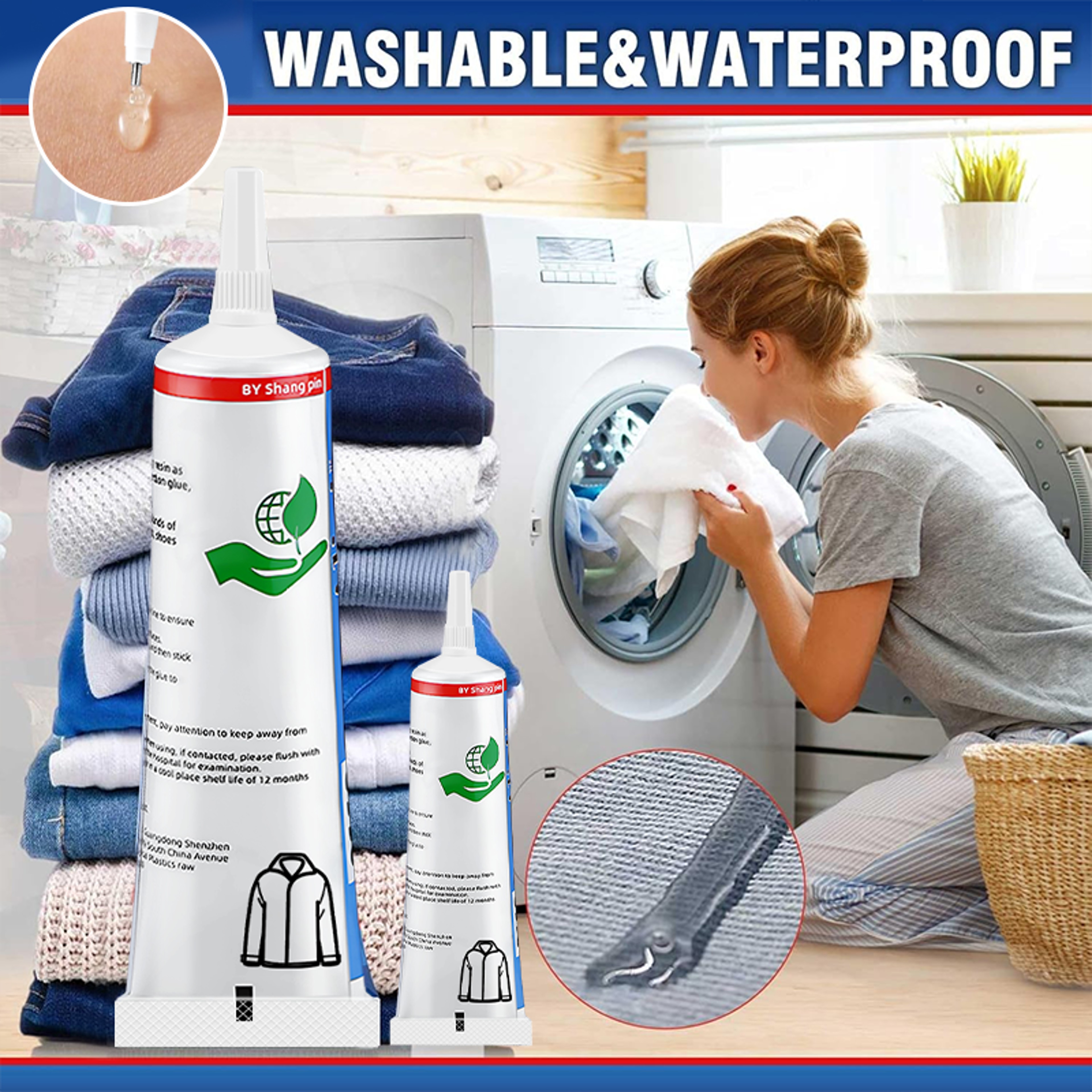 Versatile Fabric Glue – Strong, Waterproof Adhesive for Seam Repair & Patching – view 4