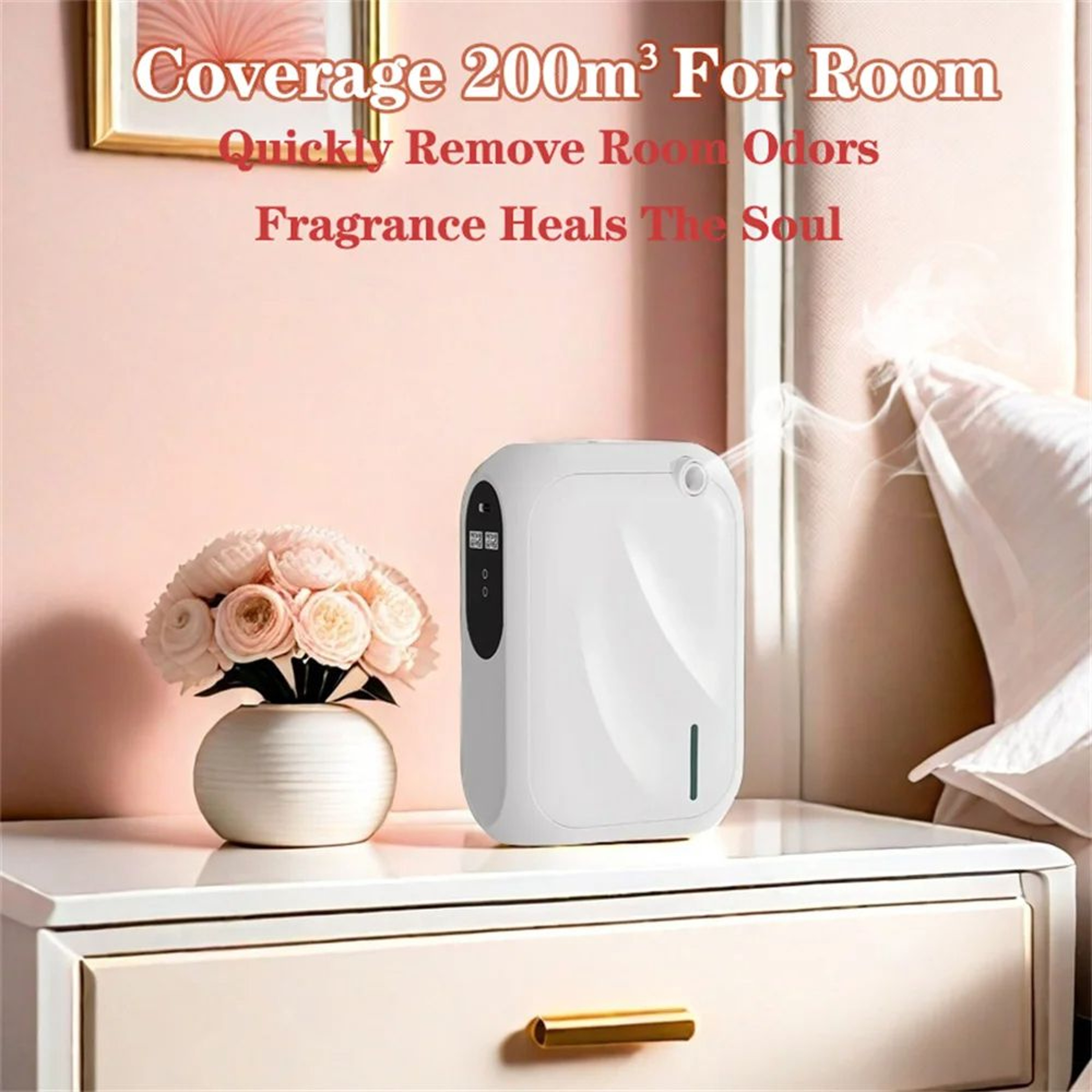 Aroma Diffuser Scent Machine With Bluetooth APP Control WallMountable Fragrance Smell Distributor F 3