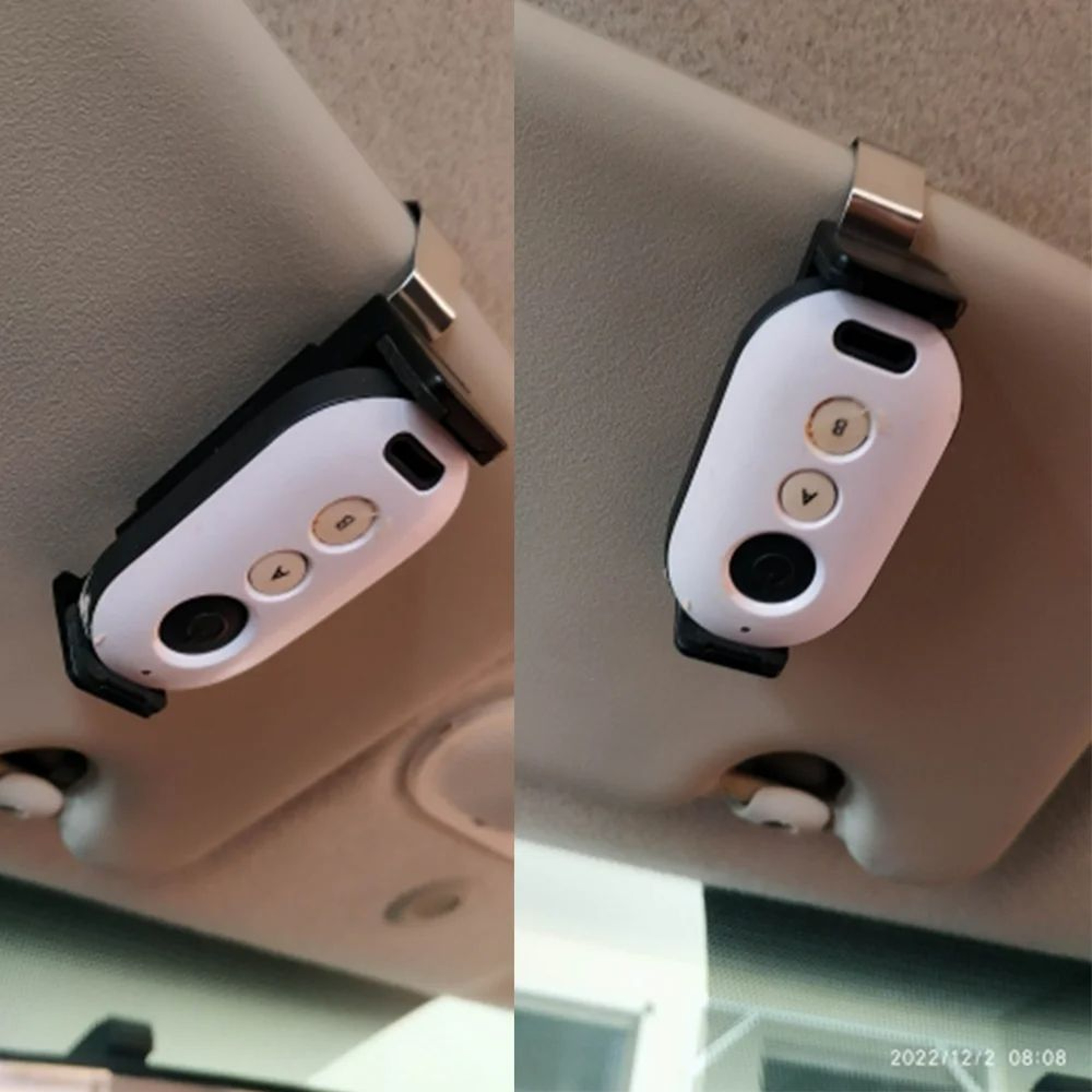New Car Key Clip Holder Adjustable Sun Visor Mount For Garage Door Remote Control Universal Garage  0