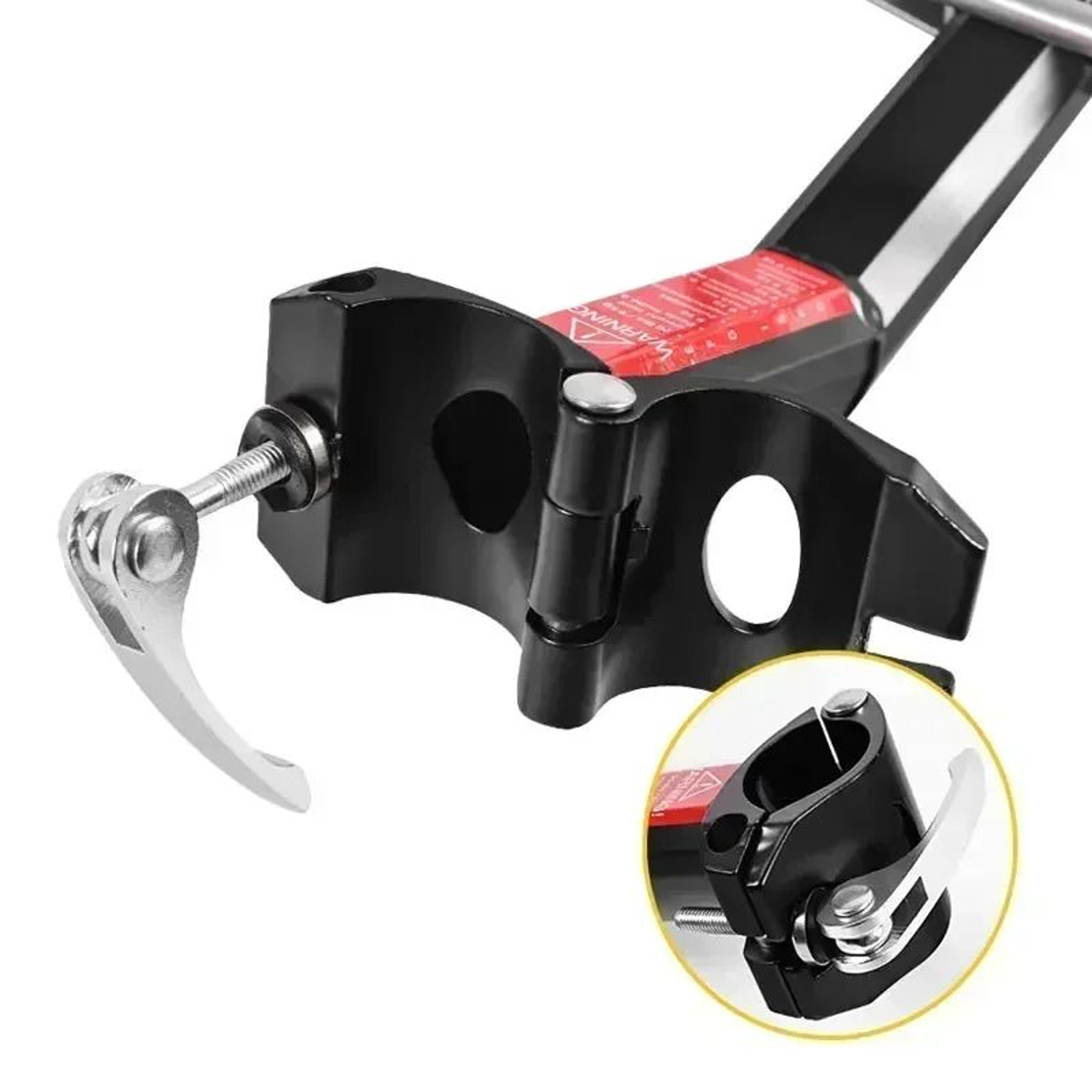 Rear Bike Cargo Rack With Quick Release Durable Aluminium Alloy Bicycle Luggage Carrier  Cycling Ba 4
