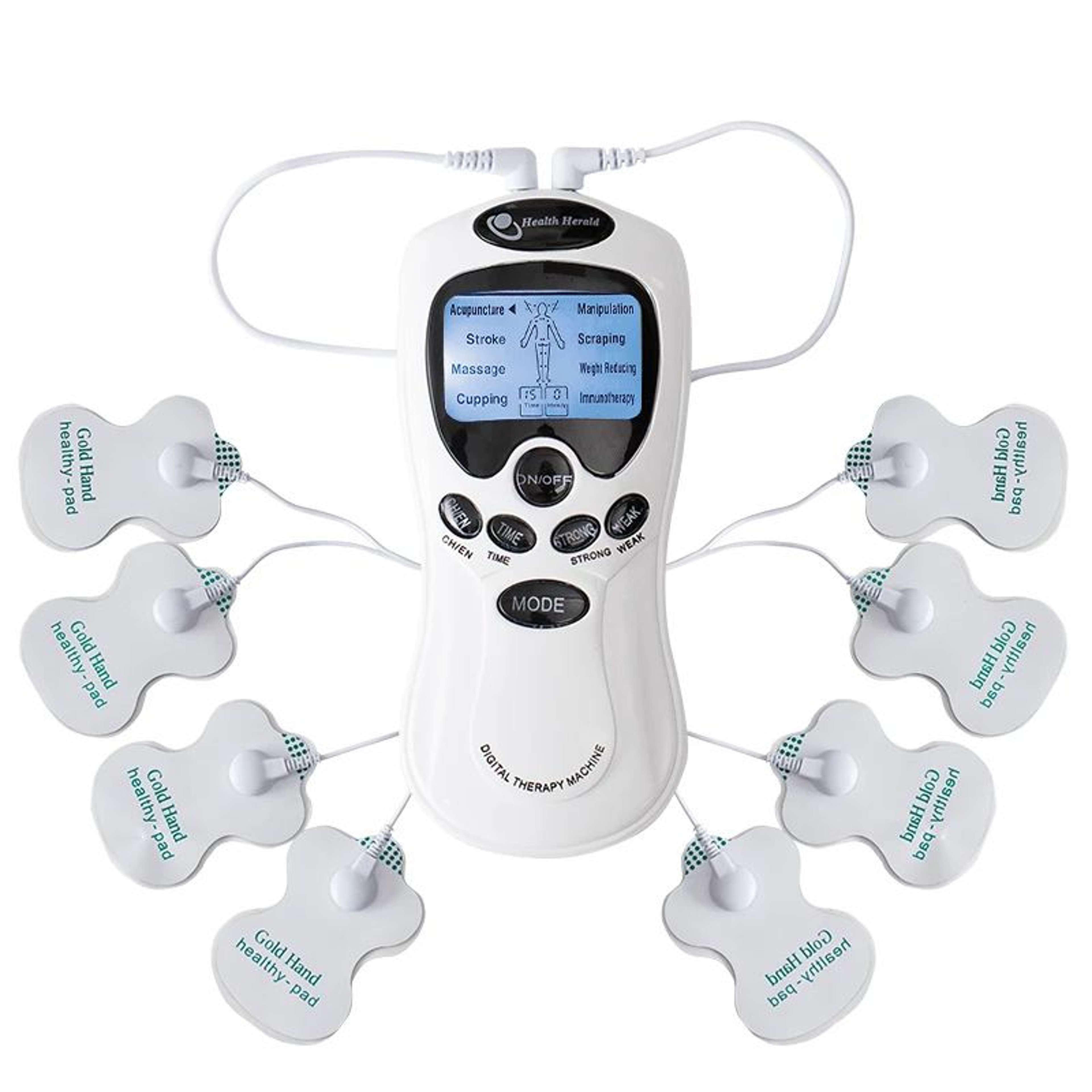 EMS Pulse Massager  Electric Muscle Stimulator TENS Neck  Back Pain Relief Instrument 6
