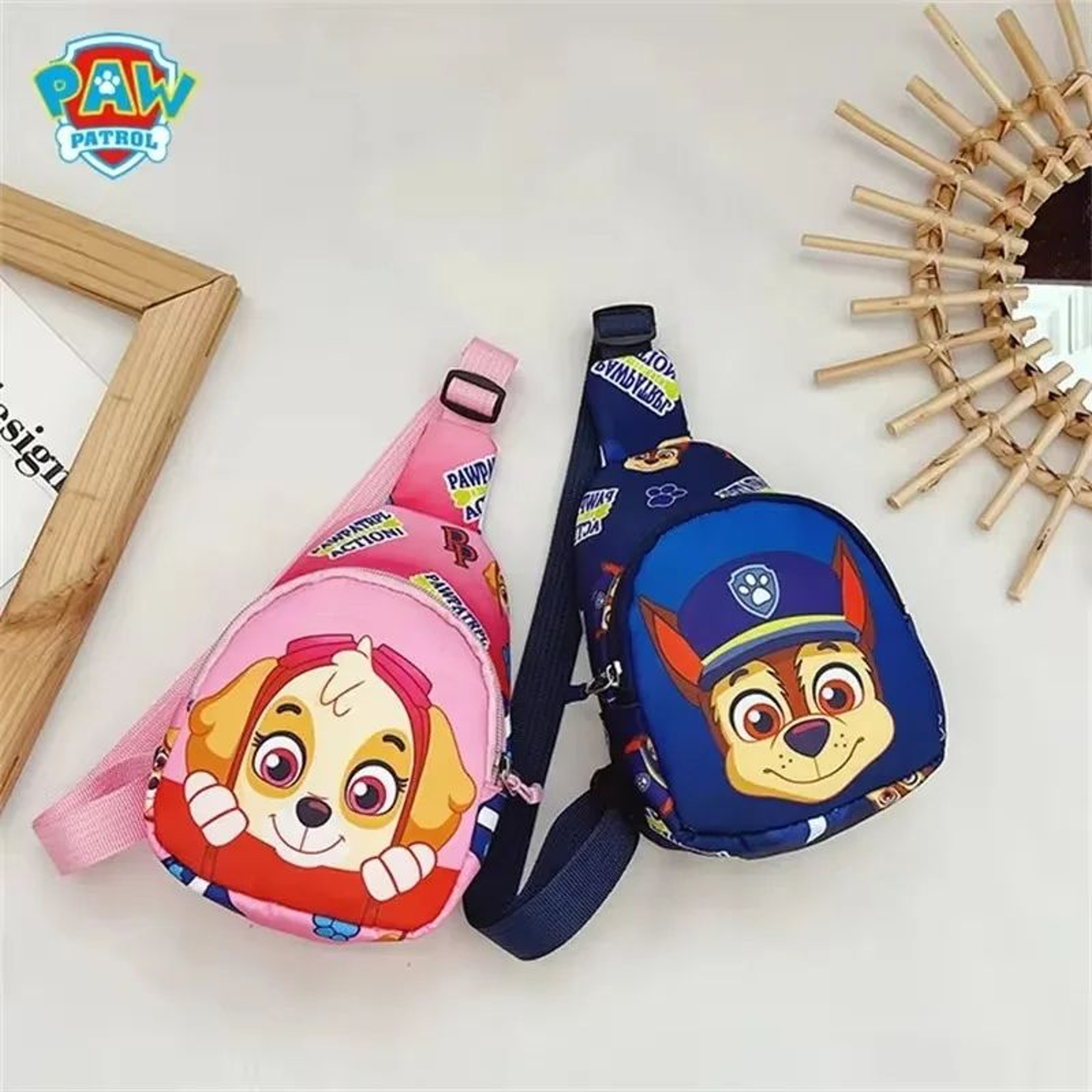 Paw Patrol Chest Bag For Kids  Mini Outdoor Shoulder Bag For Boys  Girls Costume Accessories Studen 0