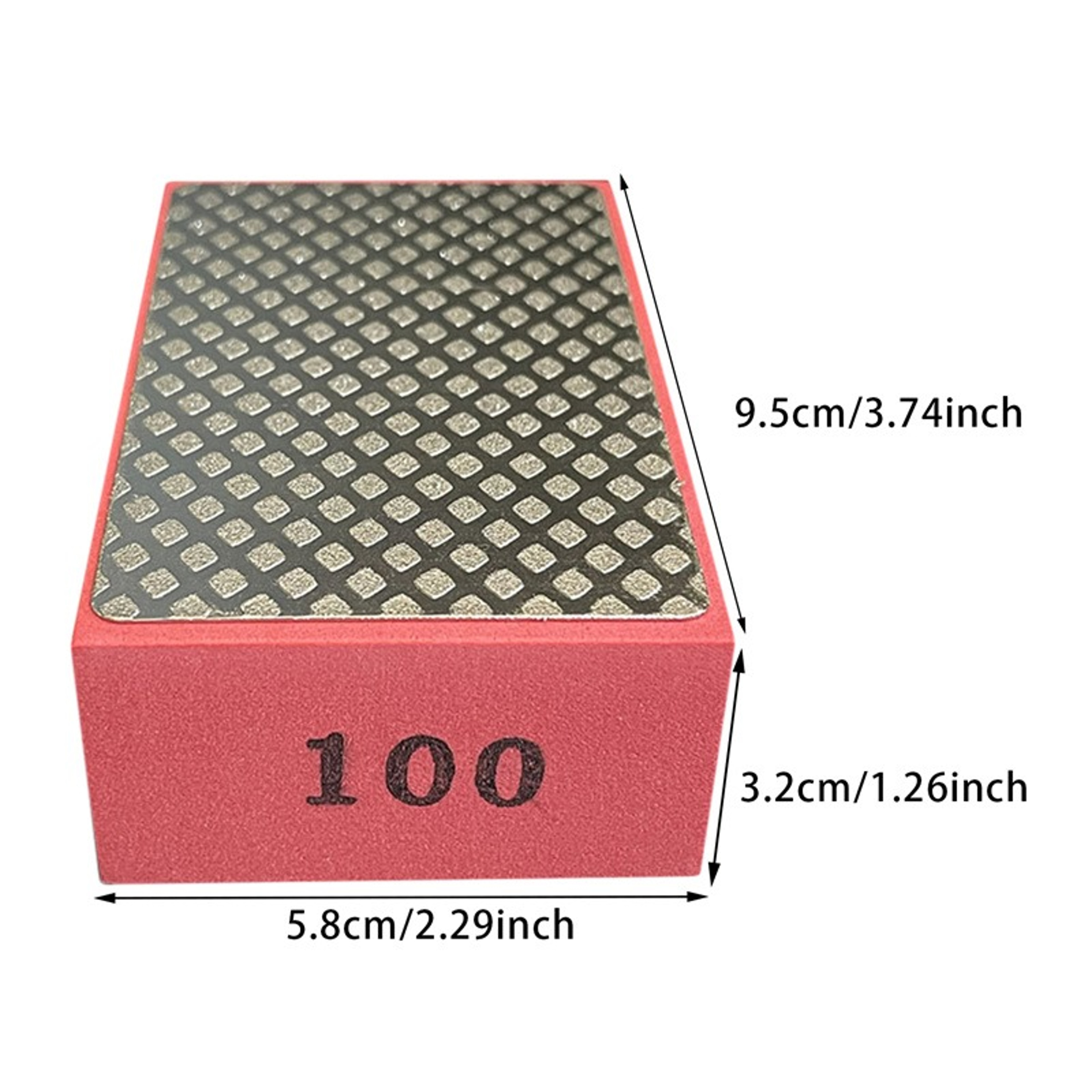 Diamond Hand Polishing Pads, Tile, Glass, Stone & Marble Abrasive Grinding Block Pad, Sanding Disc Polisher Tools – view 8