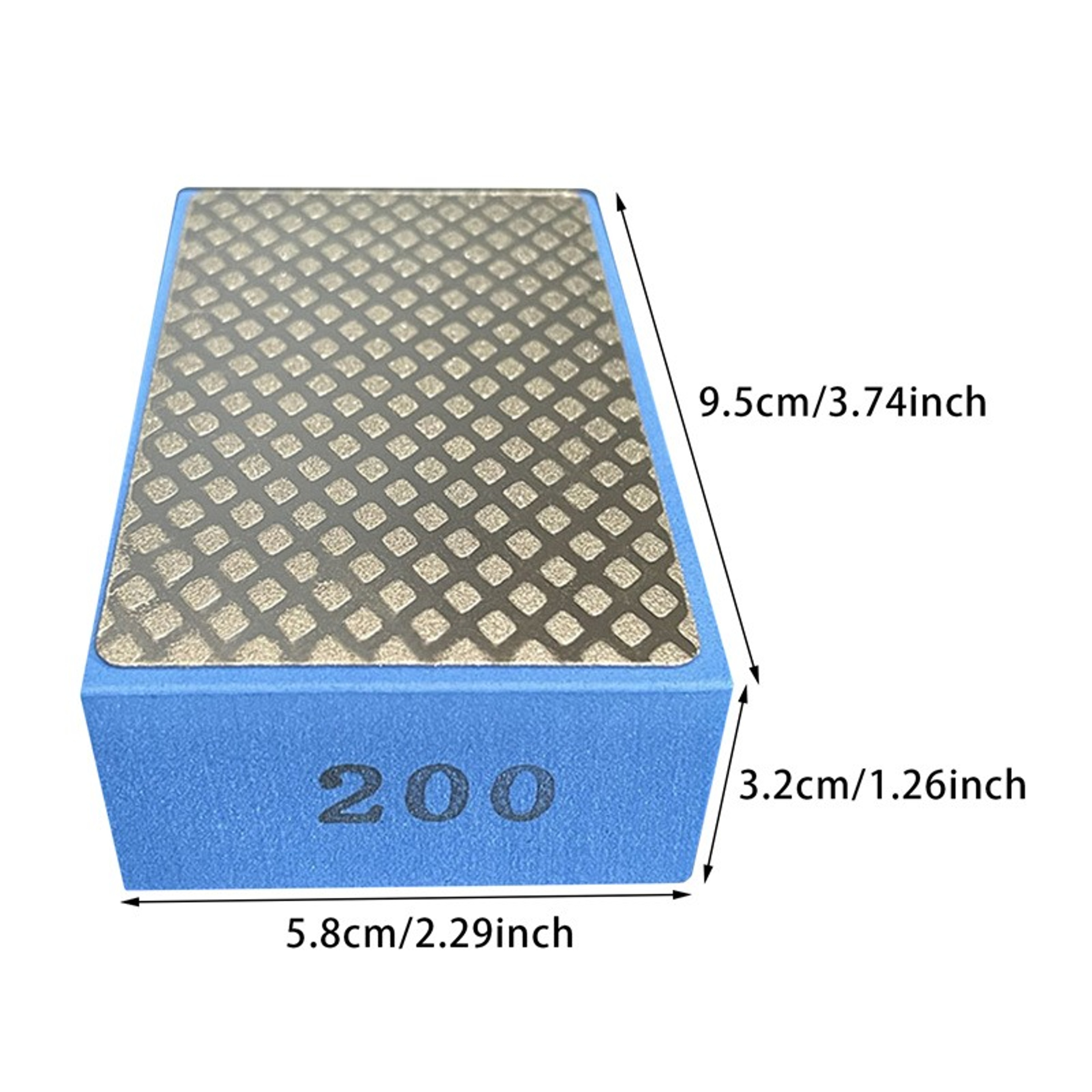 Diamond Hand Polishing Pads, Tile, Glass, Stone & Marble Abrasive Grinding Block Pad, Sanding Disc Polisher Tools – view 9