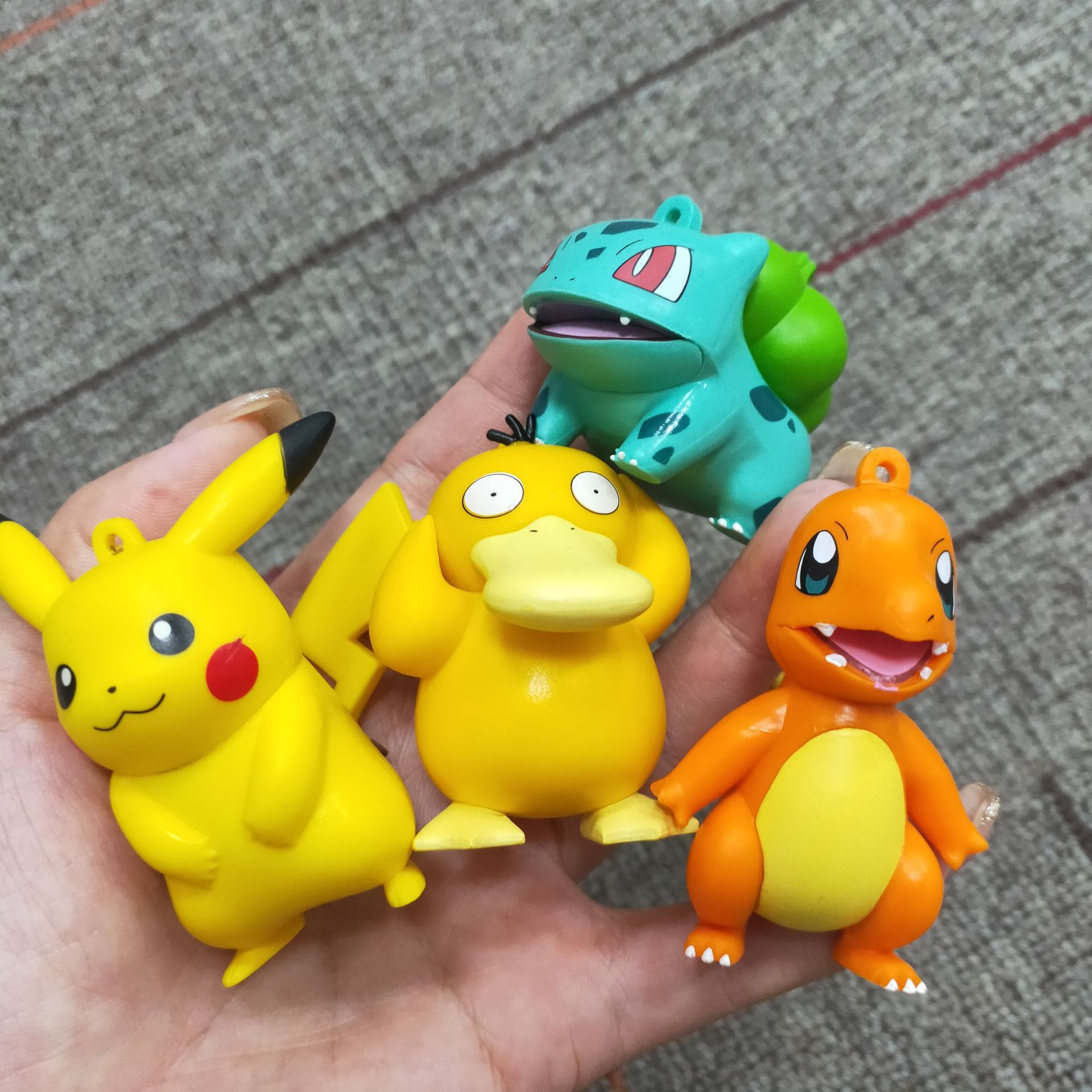 Pokemon Pikachu Anime Figures, Action Model Toys for Kids & Collectors, Bulbasaur, Squirtle, Psyduck, Jigglypuff – view 3