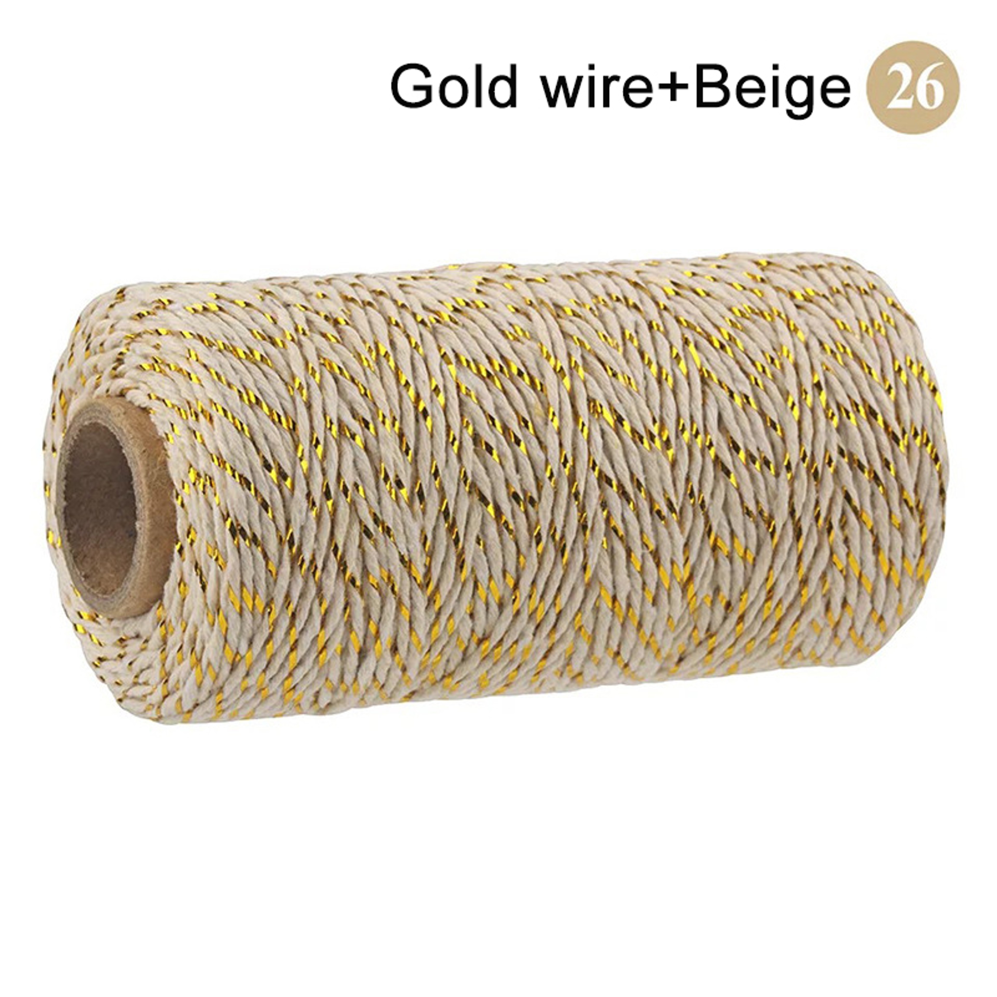 Cotton Macrame Cord Twine Rope String for Crafts, DIY Wall Hangings, Handmade Sewing, Wedding Party & Home Decor – view 12