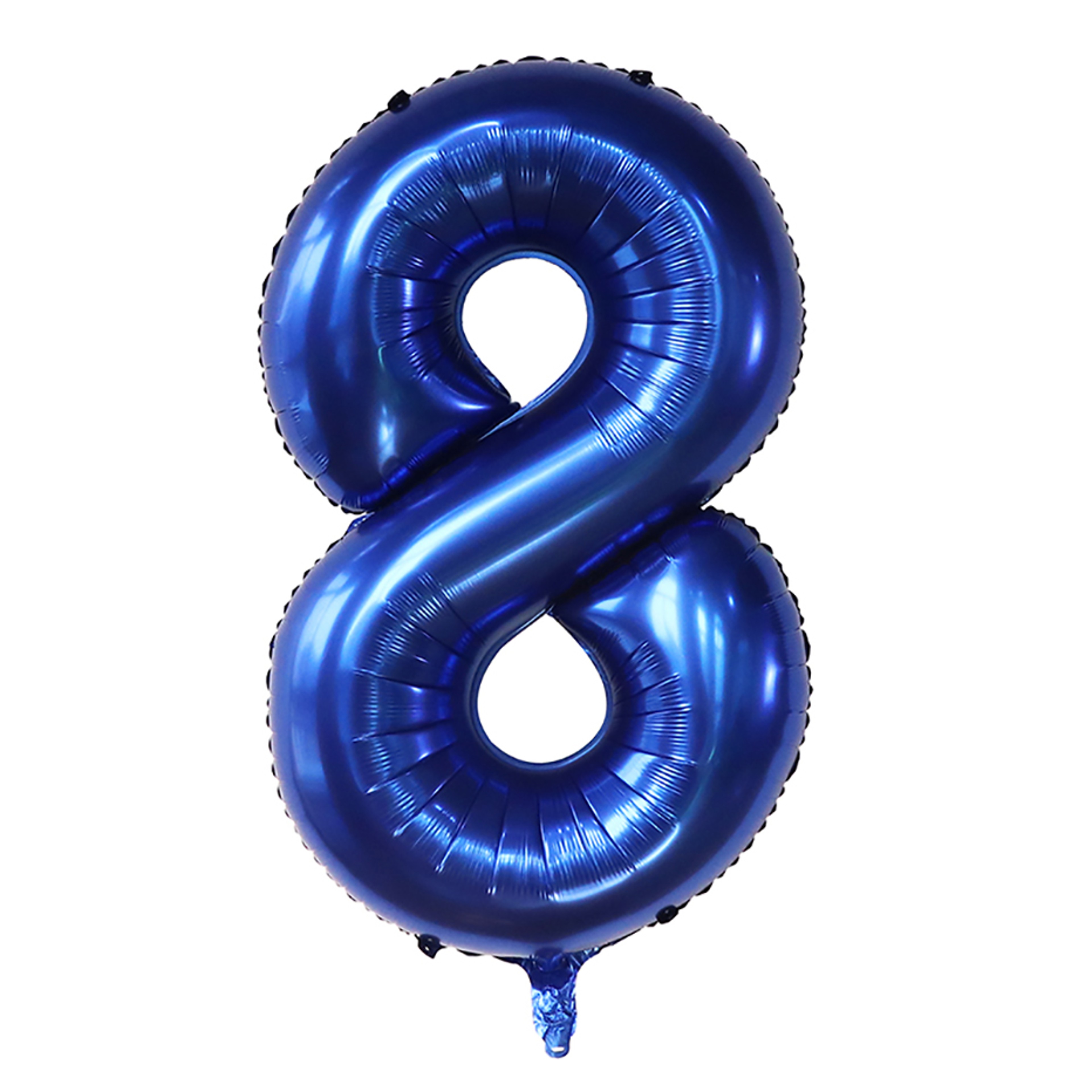 Dark Blue Number Foil Balloon, Giant Helium Party Balloons for Children Birthday, Baby Shower & Graduation Decor – view 5
