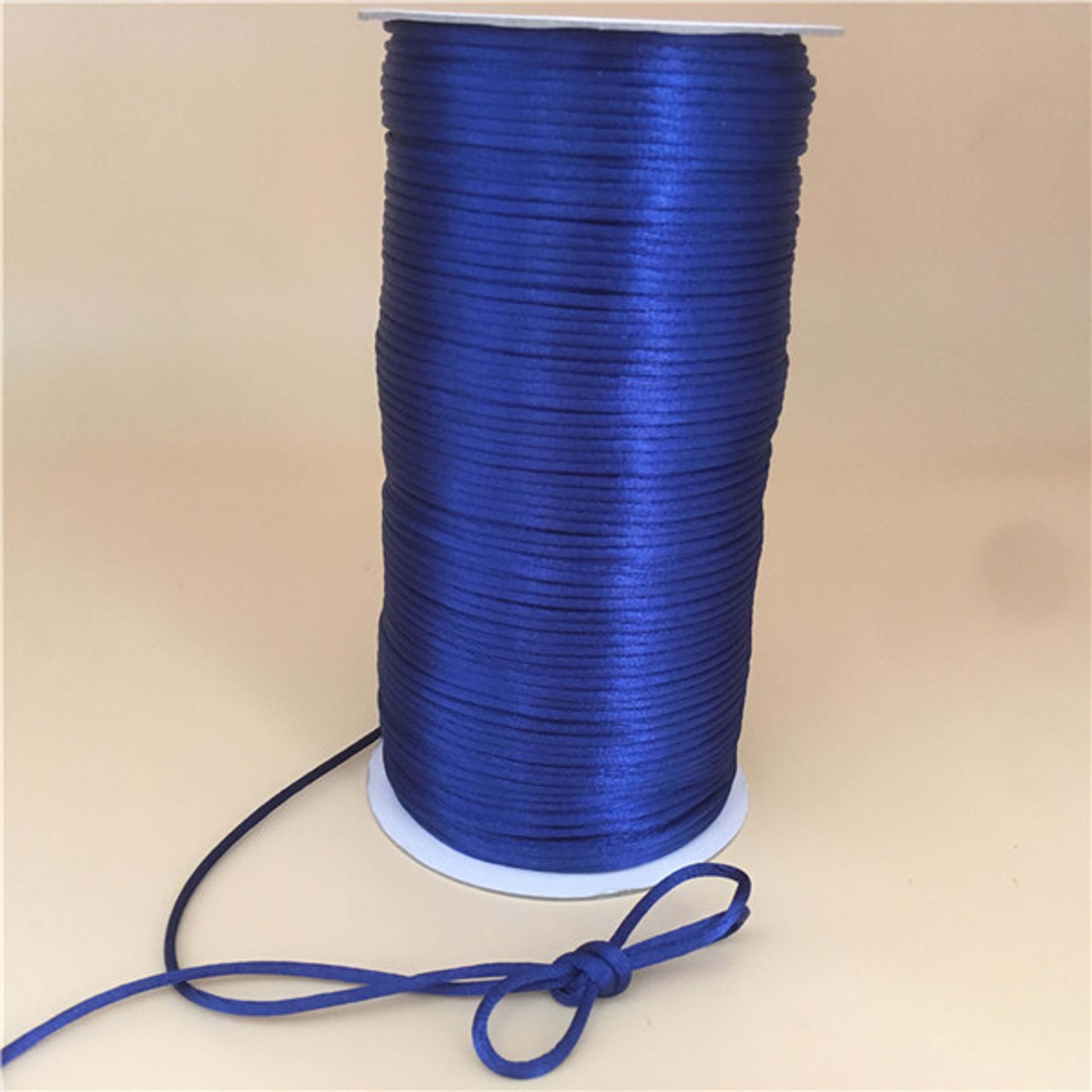 2MM Braided Macrame Cord Silk Rope Thread for DIY Chinese Knot, Satin Bracelets, Jewelry Making & Craft Beading Supplies – view 8