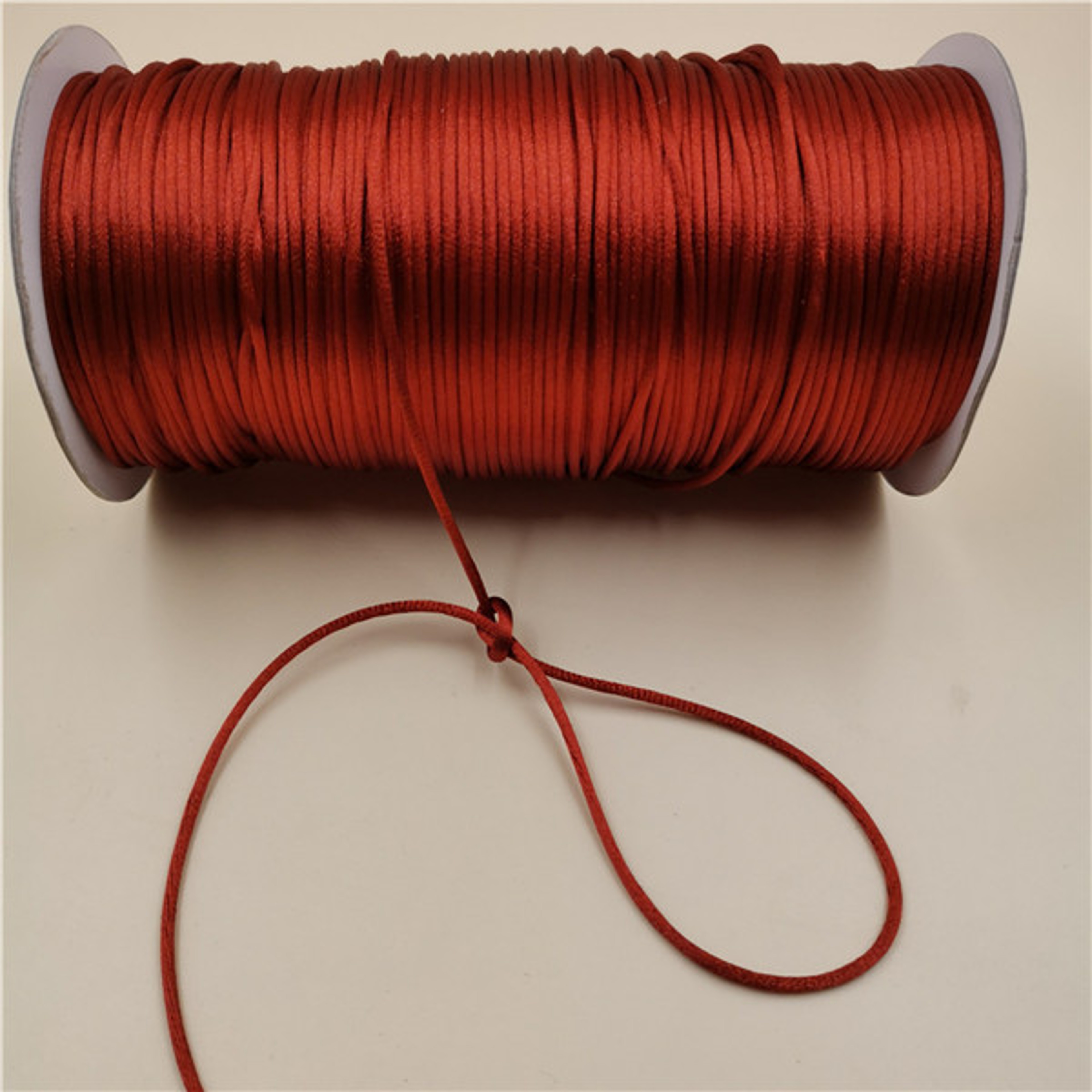 2MM Braided Macrame Cord Silk Rope Thread for DIY Chinese Knot, Satin Bracelets, Jewelry Making & Craft Beading Supplies – view 27