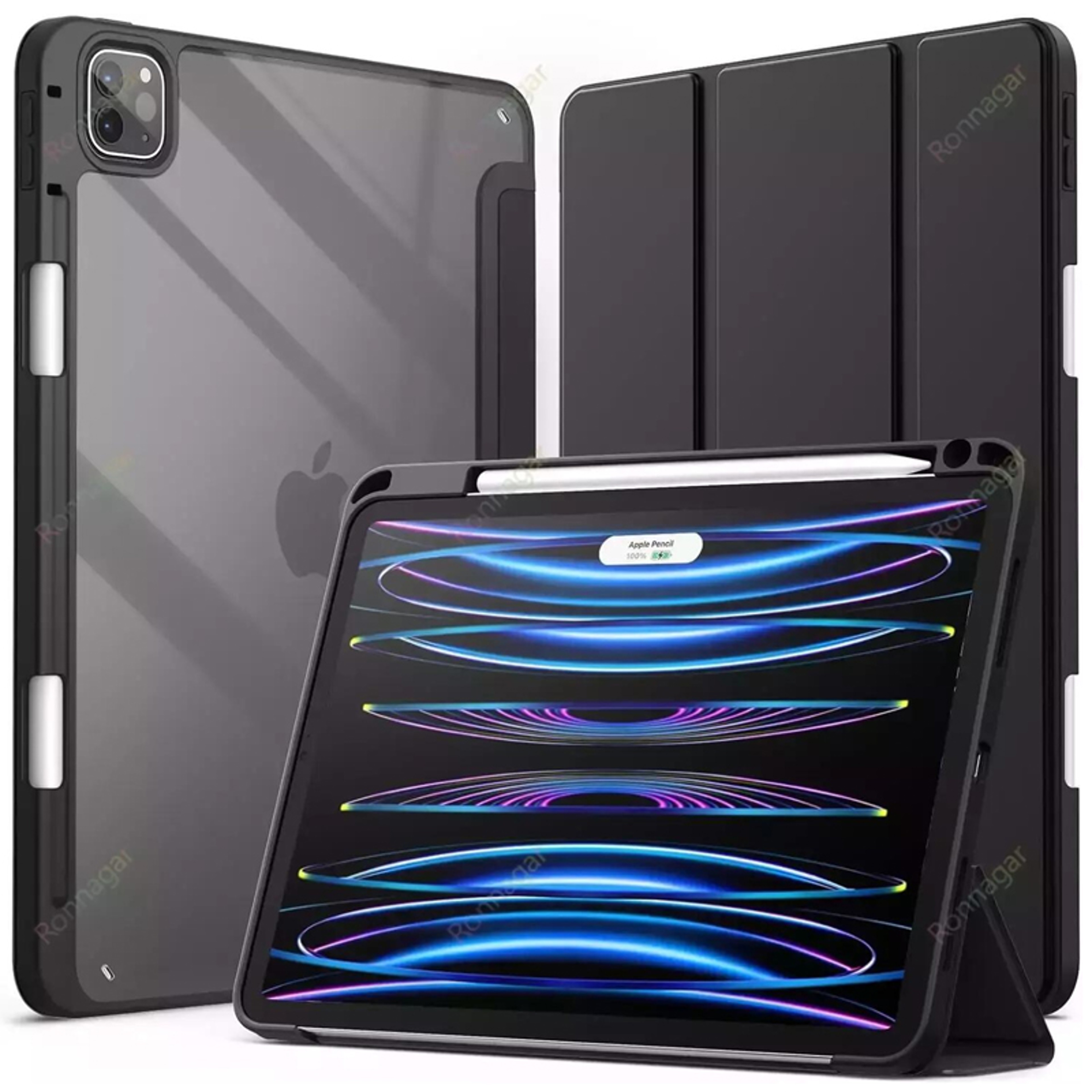 Universal Smart Case for Ipad Air Sleeved Stand Cover – view 1