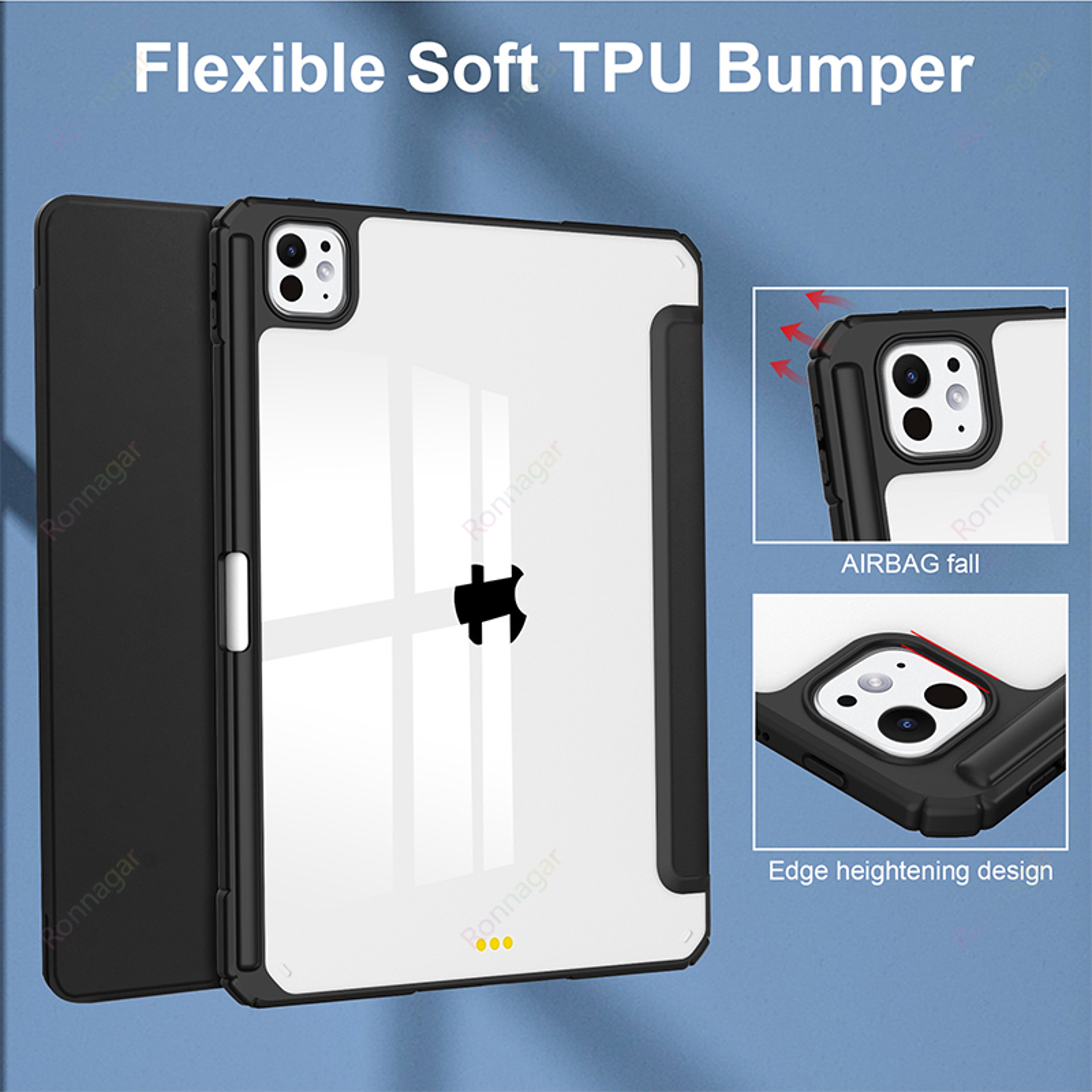 Universal Smart Case for Ipad Air Sleeved Stand Cover – view 6