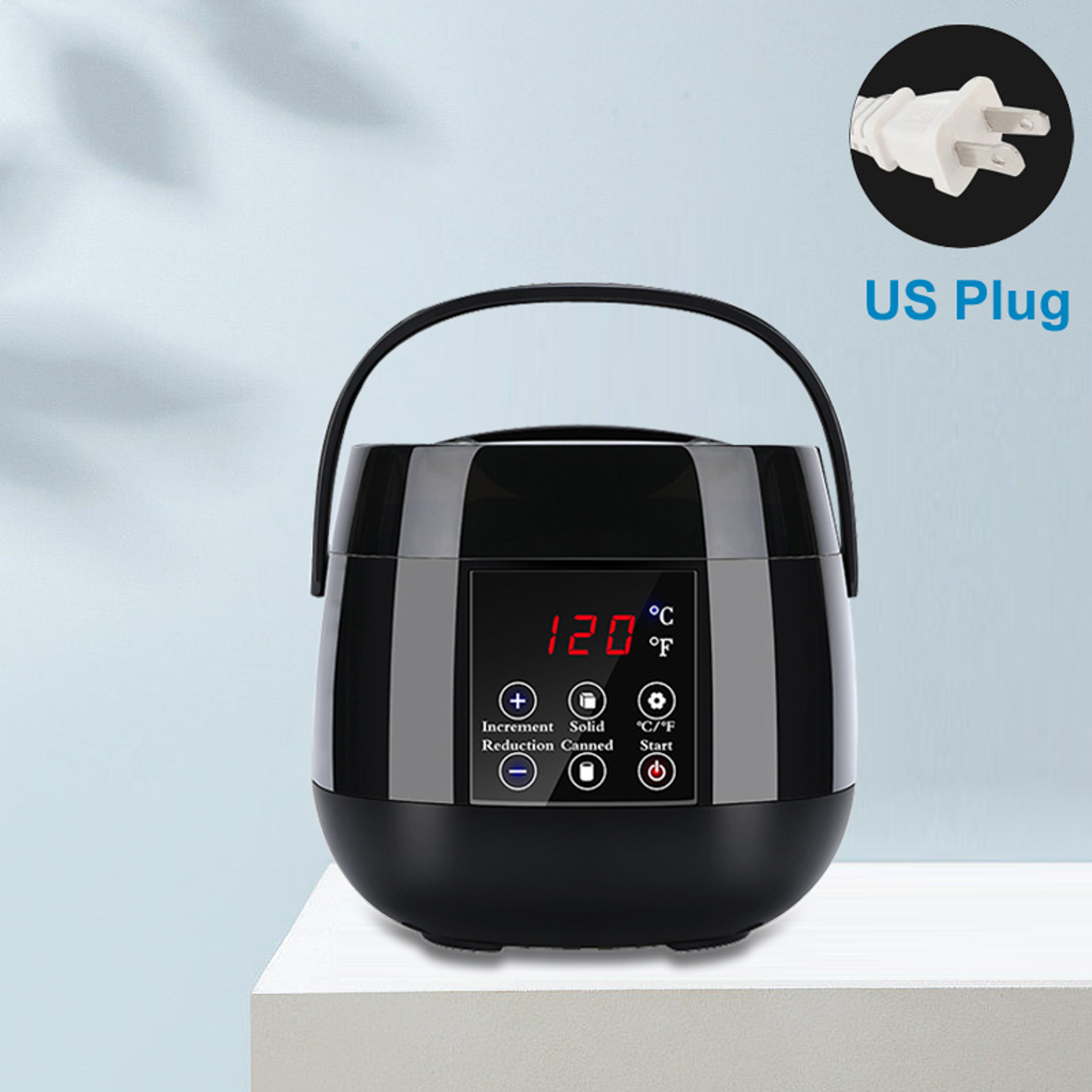 500ml Wax Heater Machine for Hair Removal – LCD Temperature Display Wax Warmer Pot for Depilatory Waxing Beans – view 14