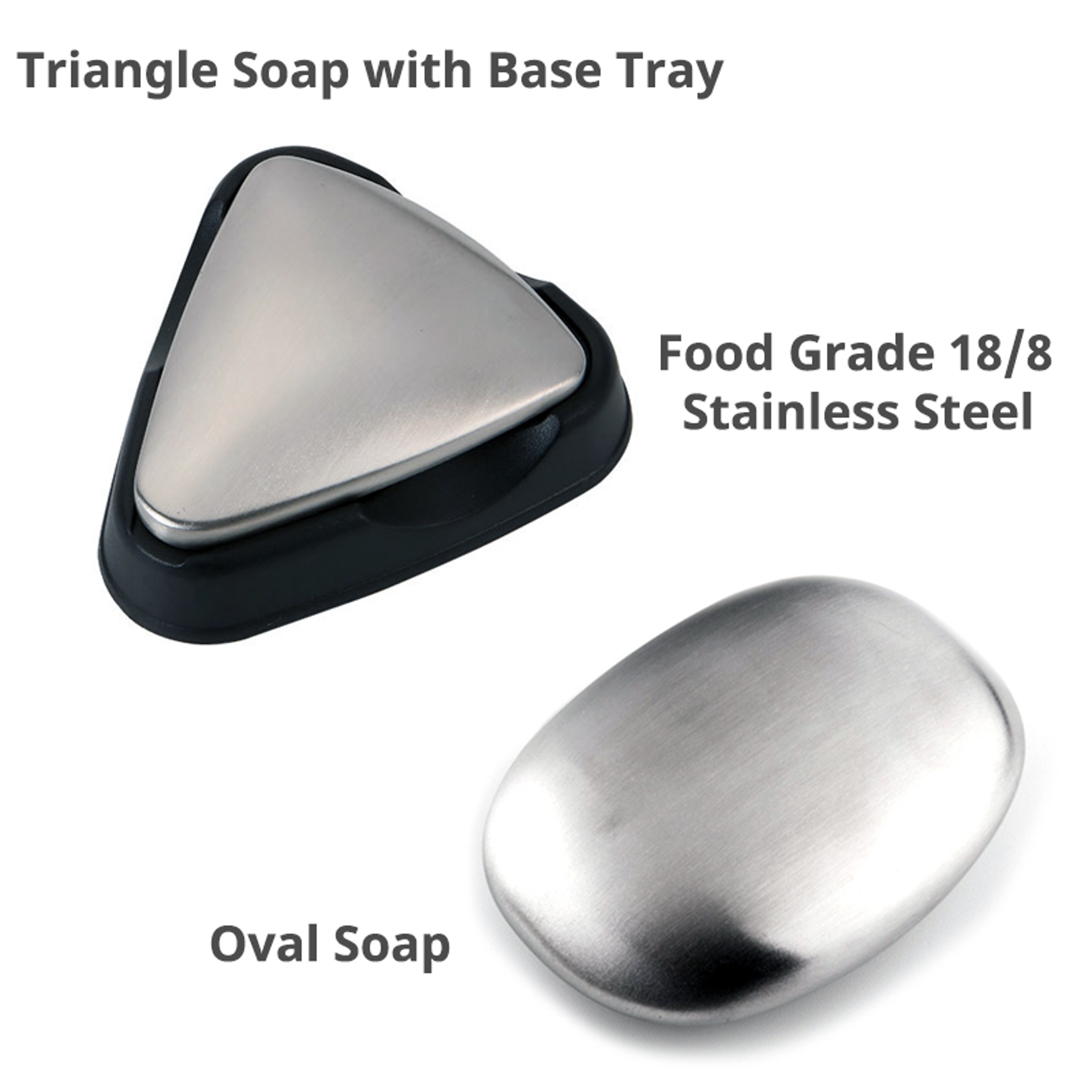 Portable Magic Soap Bar, 304 Stainless Steel Odor Remover, Kitchen Deodorizer, Smell Eliminating Hand Cleaner – view 6