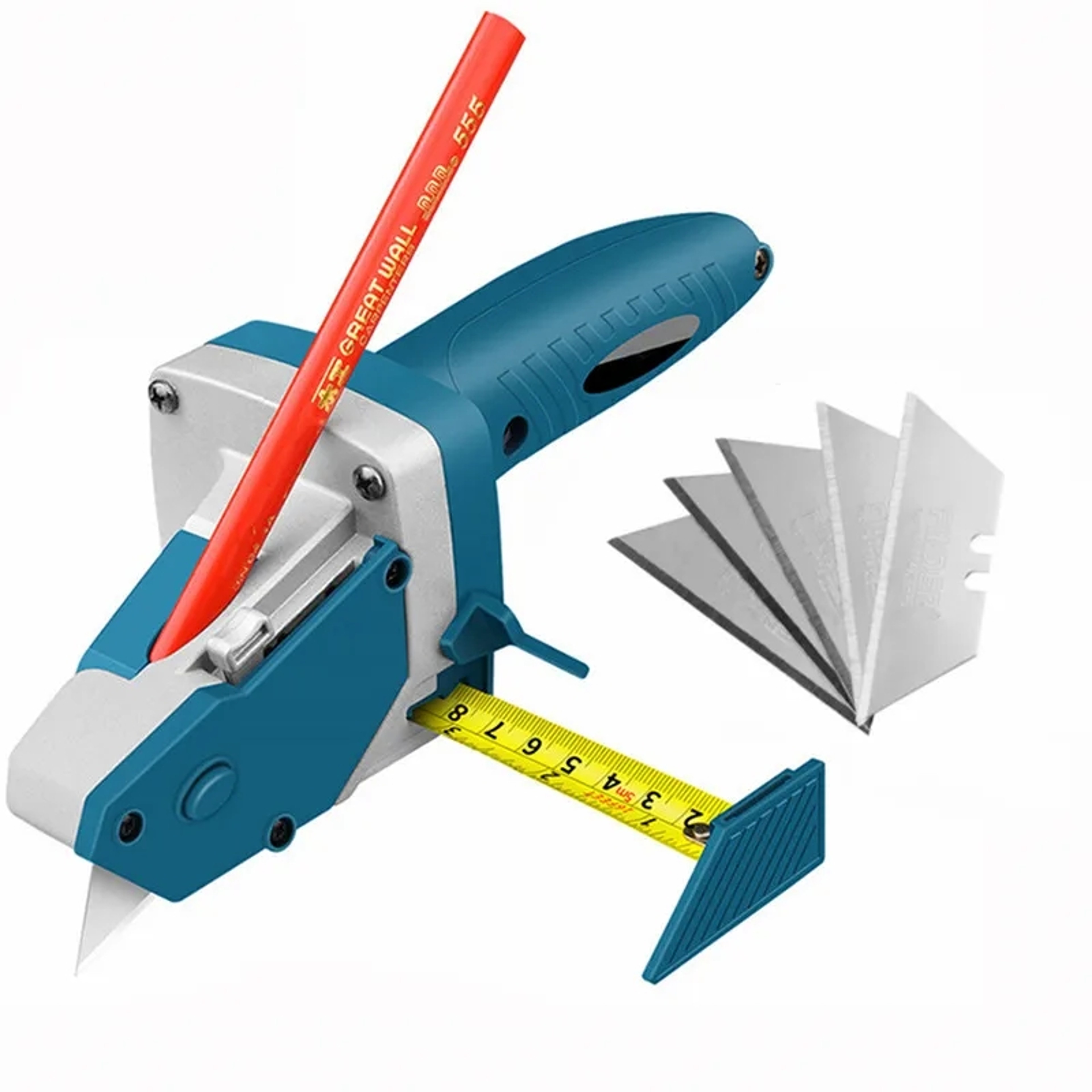 Professional Hand Tools Plasterboard Edger With 5M Tape Measure Drywall Cutting Carpentry Tool  Gyp 0