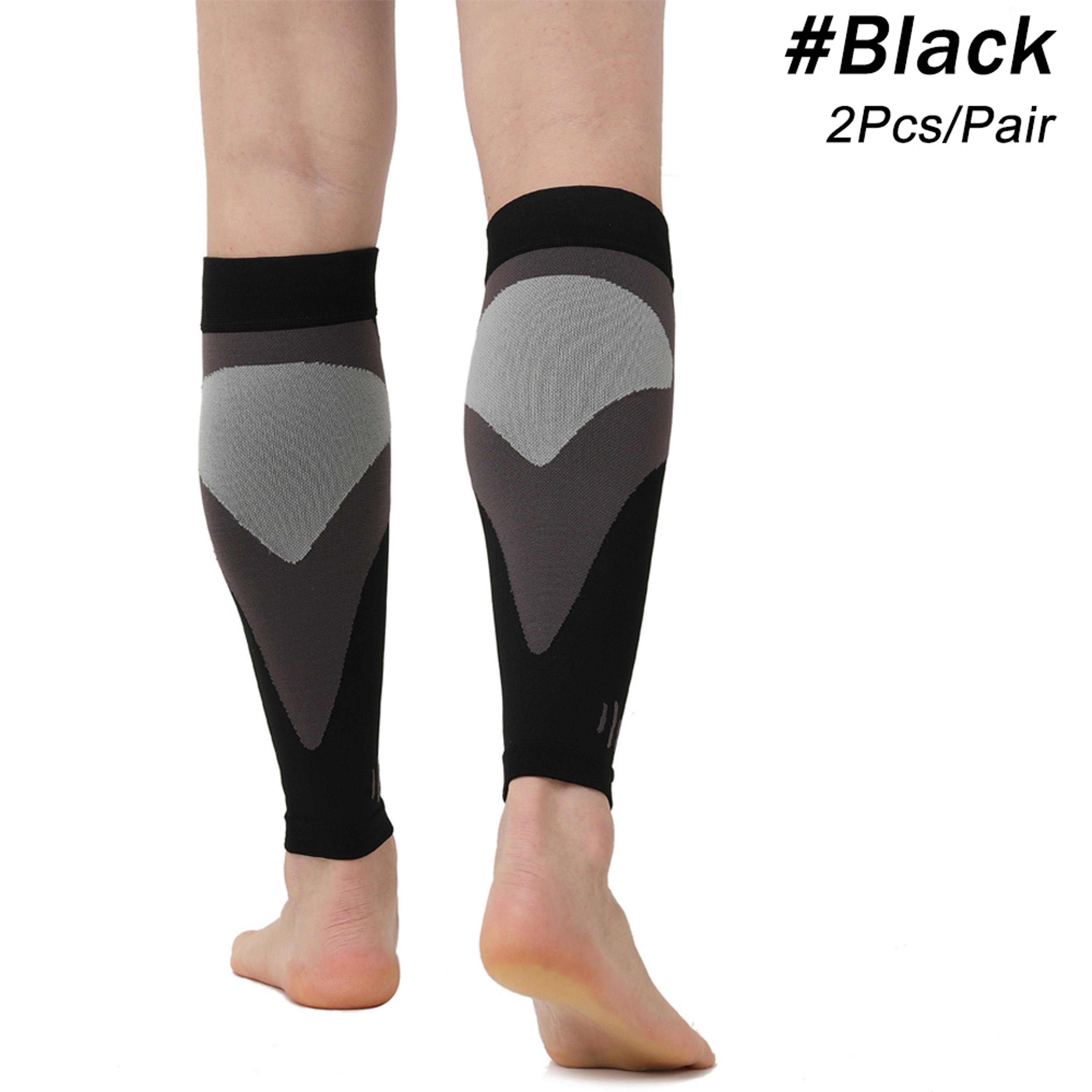 Running Leg Compression Sleeves 1 Pair, Shin Splint Calf Compression Sleeve, Footless Socks for Men and Women – view 7
