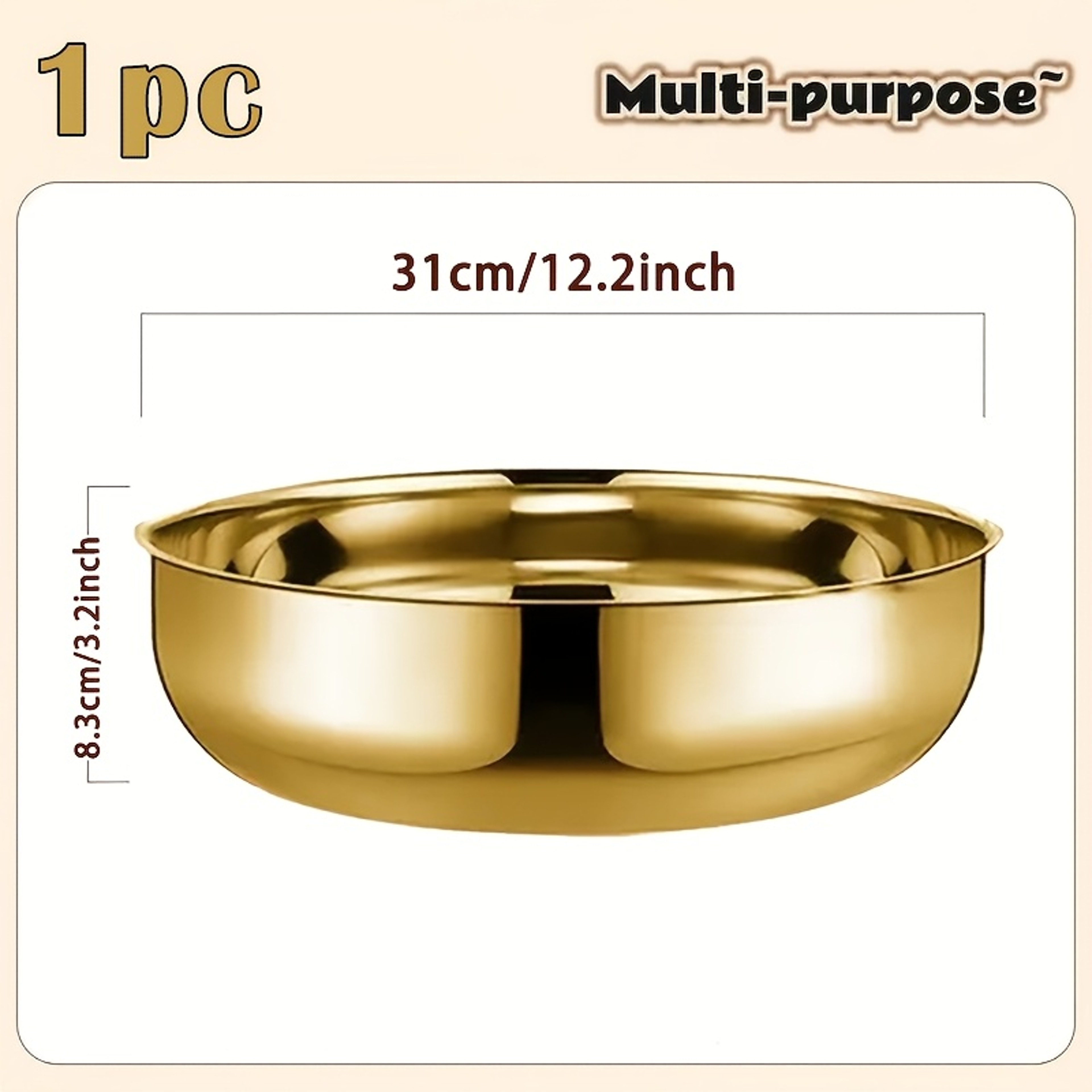 Large Stainless Steel Mixing Bowl Heavy Duty For Kneading Dough Washing Vegetables And Preparing Sa 6