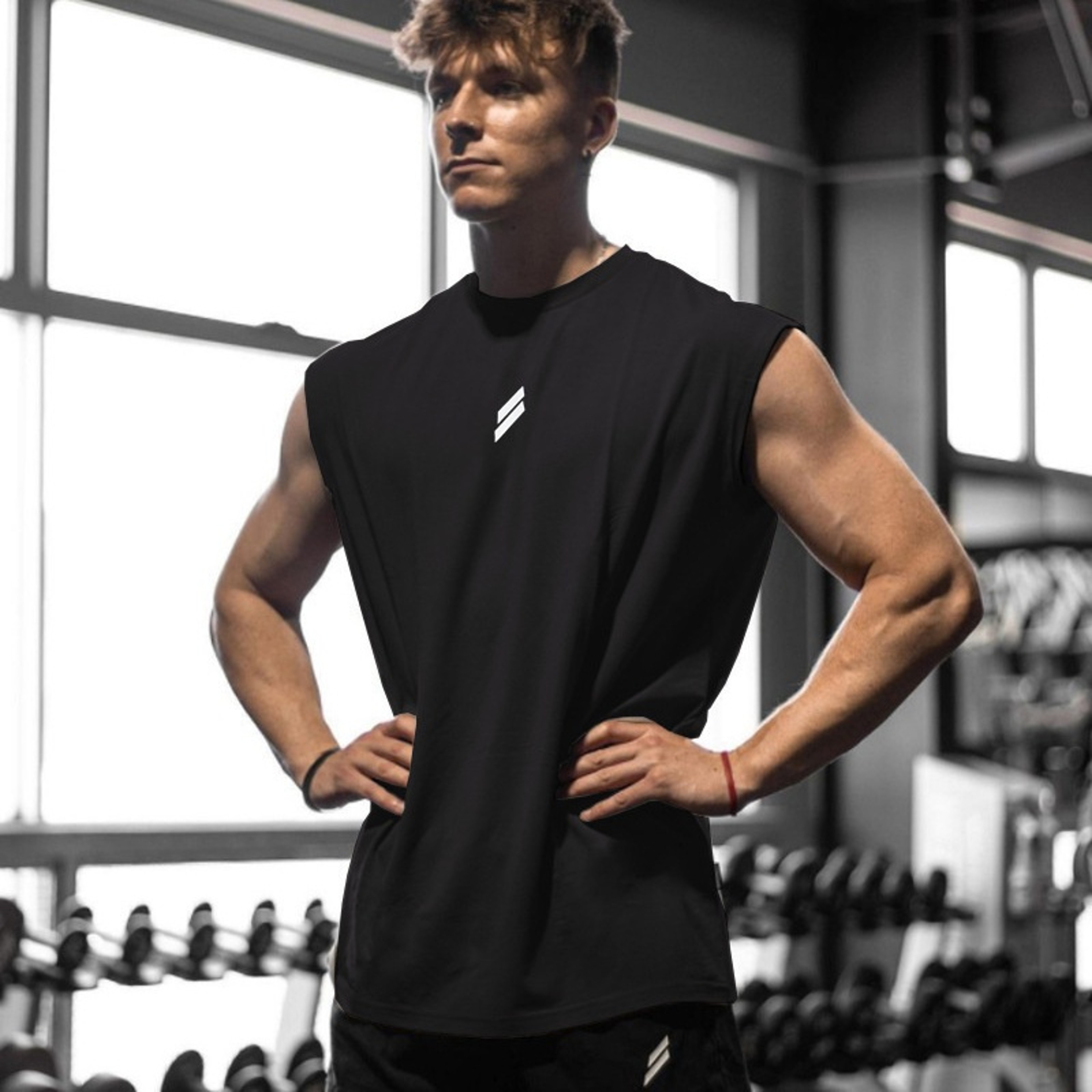 NEW Summer Fitness Sports Tank Top Men, Breathable, Training Sleeveless T-shirt, Quick Drying Vest, Male Fitness – view 2