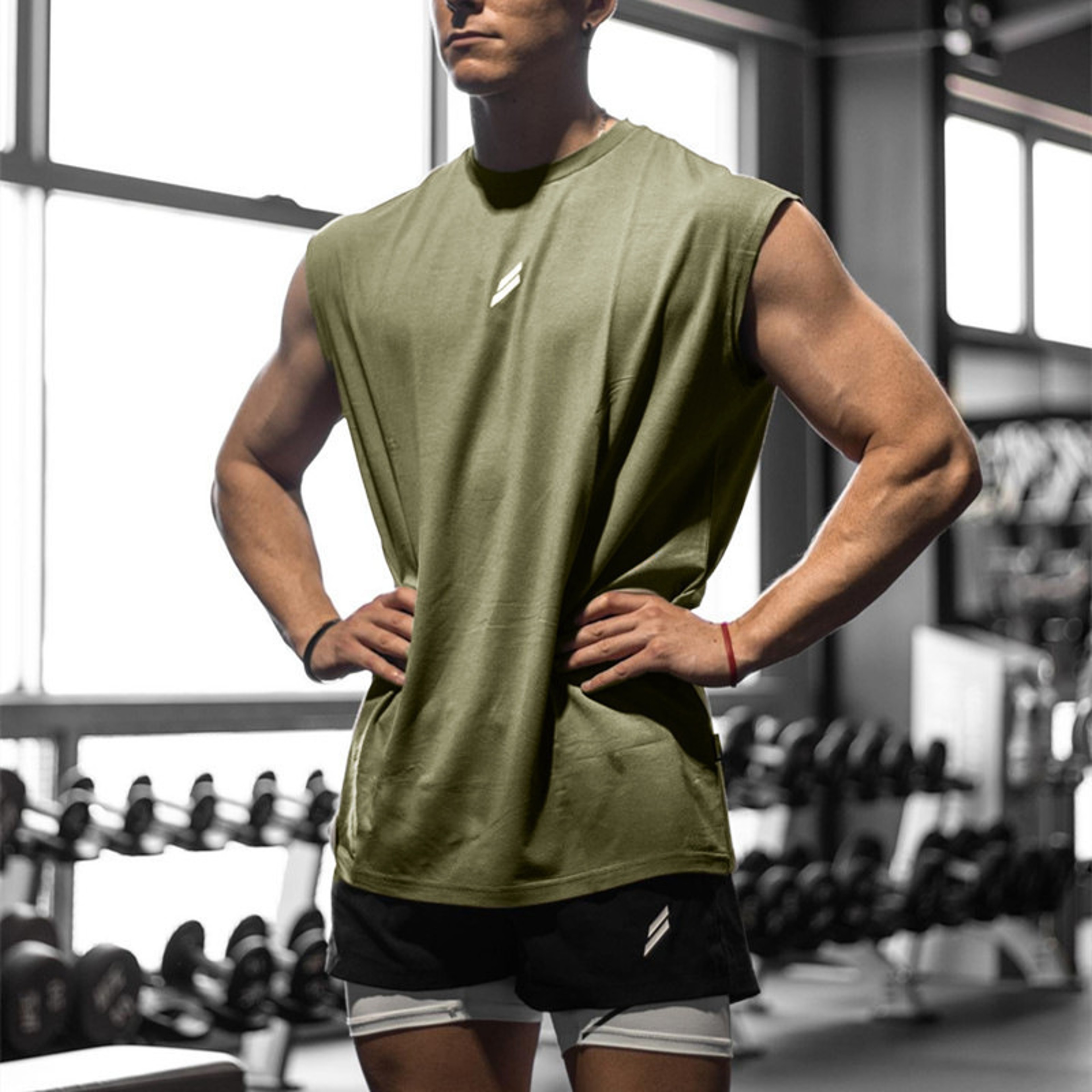 NEW Summer Fitness Sports Tank Top Men, Breathable, Training Sleeveless T-shirt, Quick Drying Vest, Male Fitness – view 5