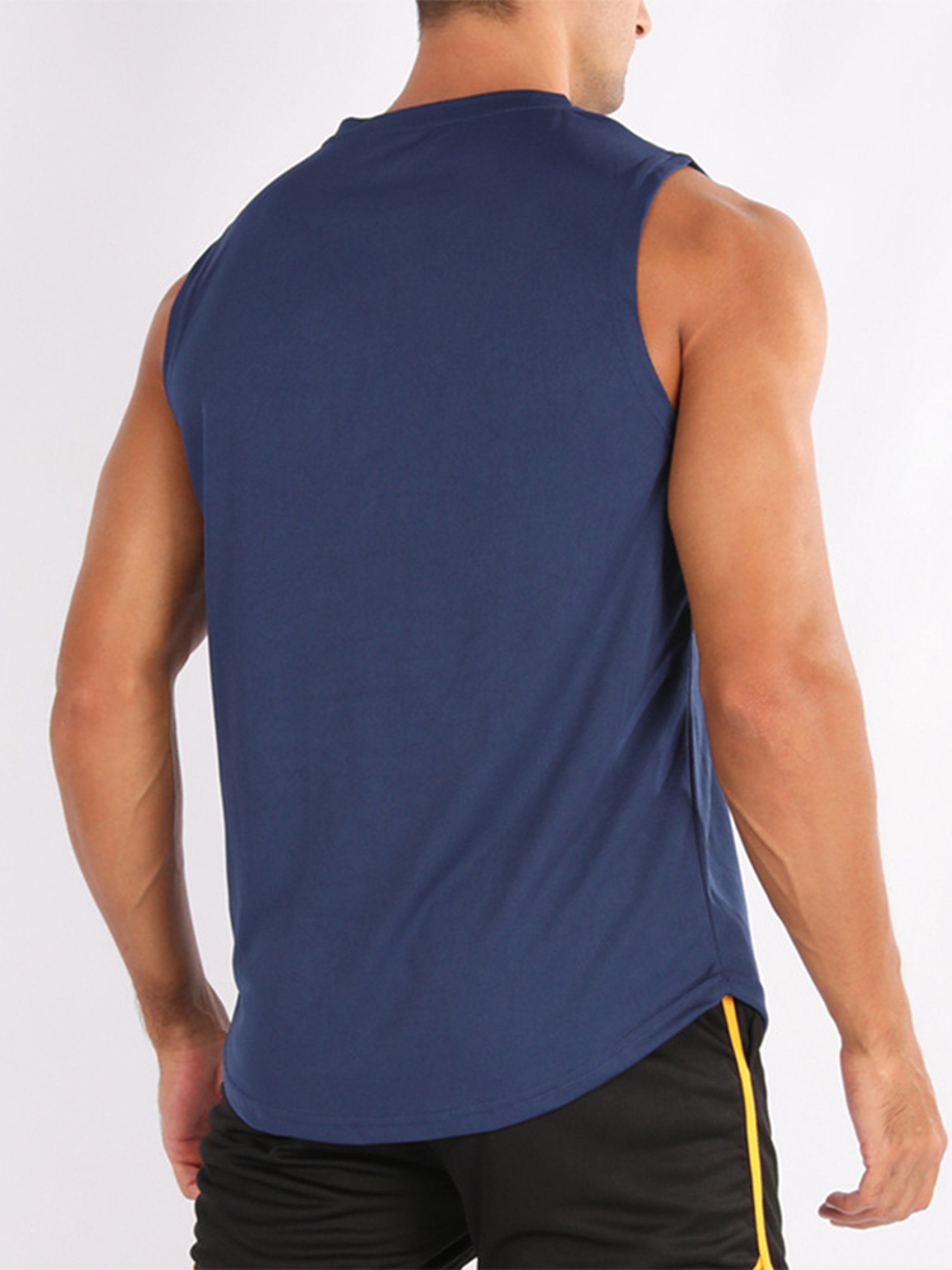 Summer Gym Vest Men Bodybuilding Sleeveless Sports Tank Top quick-drying mesh Fitness Running Tank Top Men Clothes – view 2