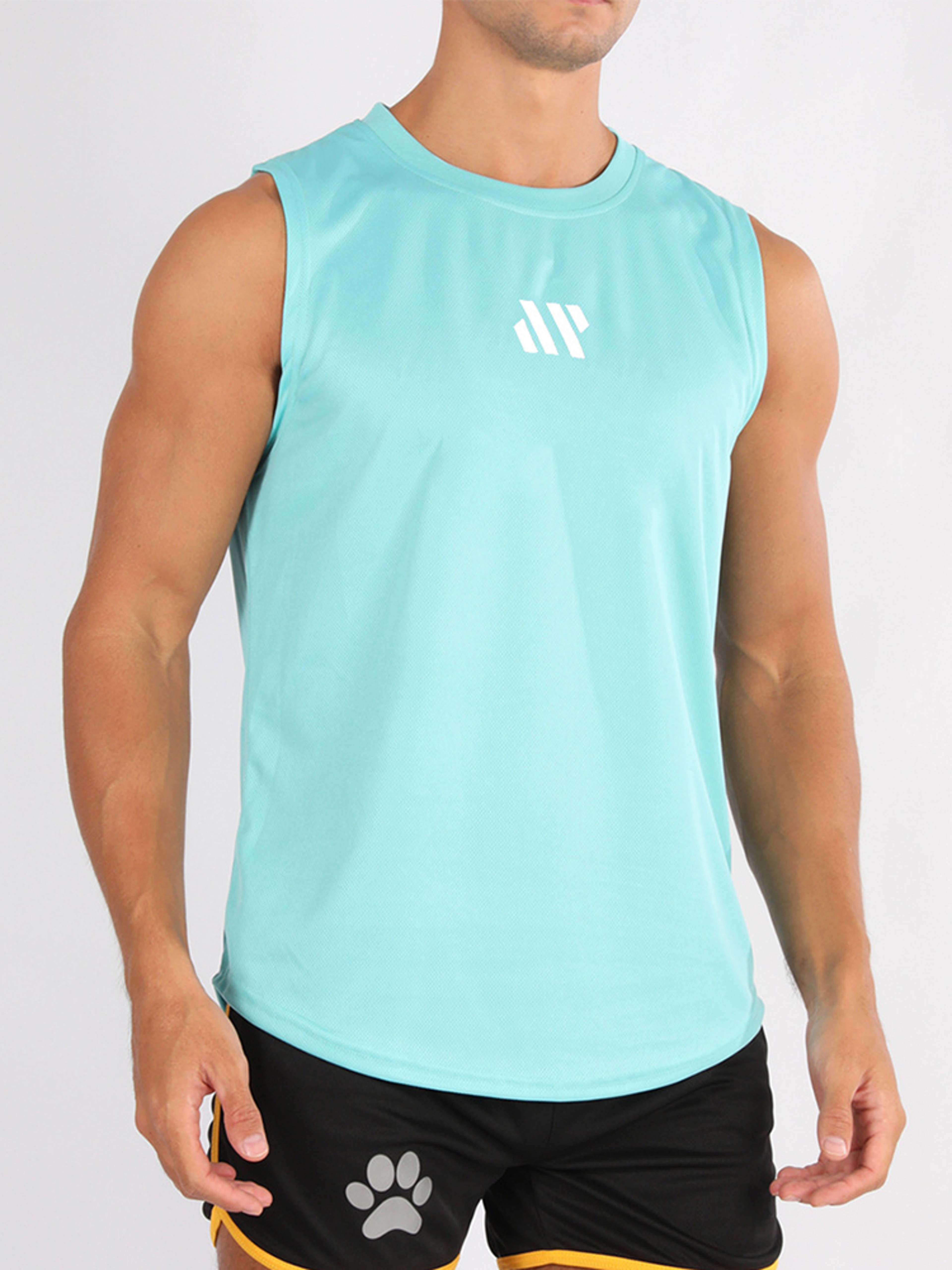 Summer Gym Vest Men Bodybuilding Sleeveless Sports Tank Top quick-drying mesh Fitness Running Tank Top Men Clothes – view 14